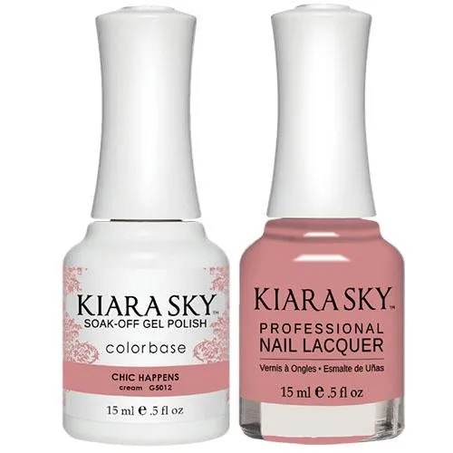 Kiara Sky All-in-One Gel   Polish Duo - 5012 Chic Happens