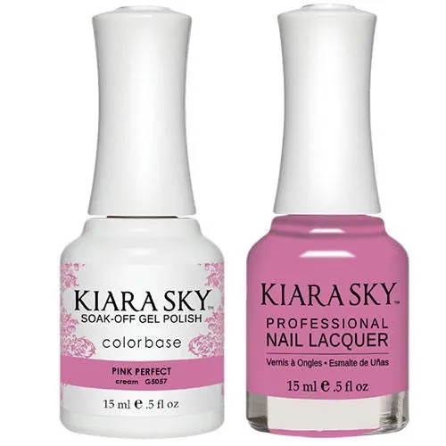 Kiara Sky All-in-One Gel   Polish Duo - 5057 Pink Perfect