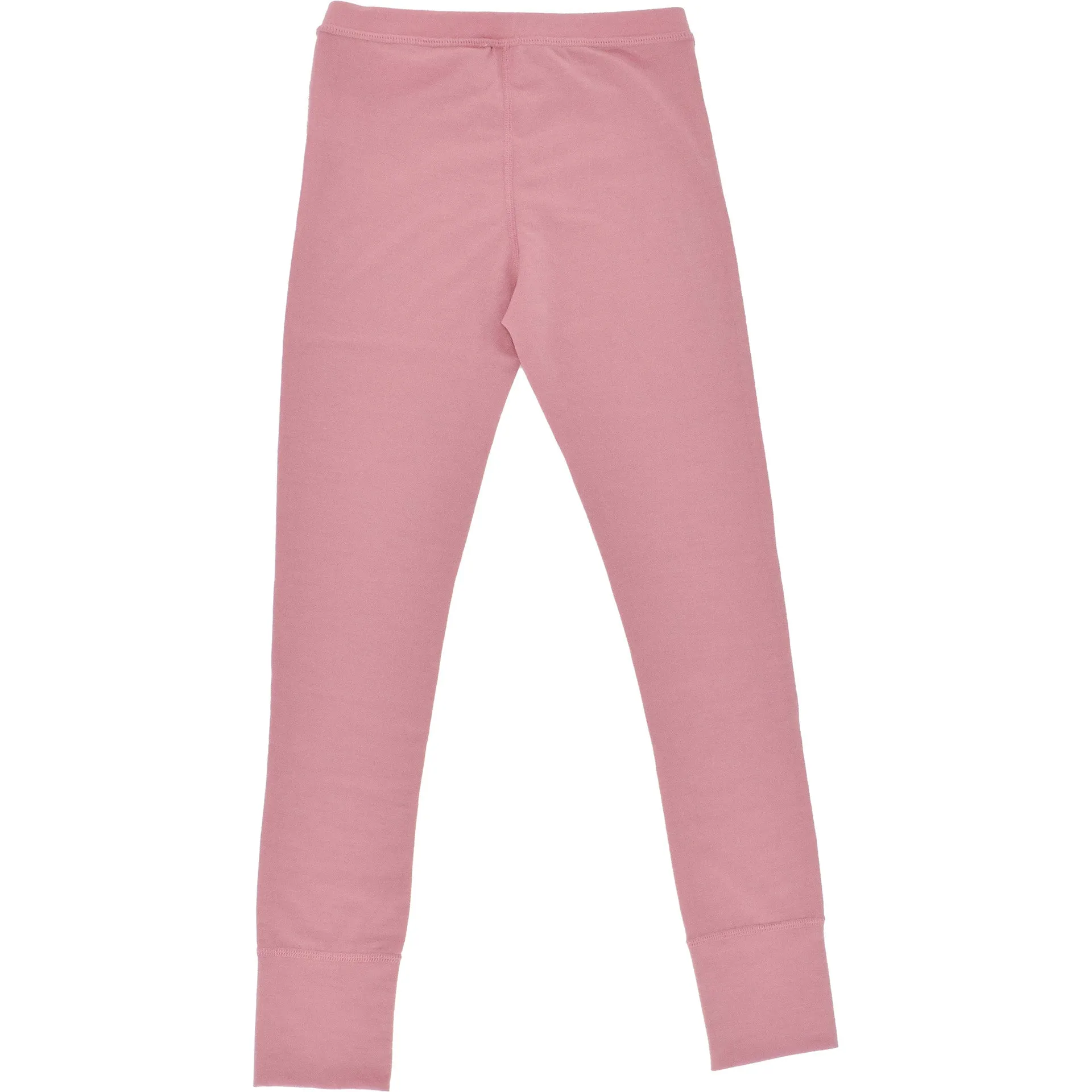 Kids Merino Wool Base Layer, Leggings, Blush Pink