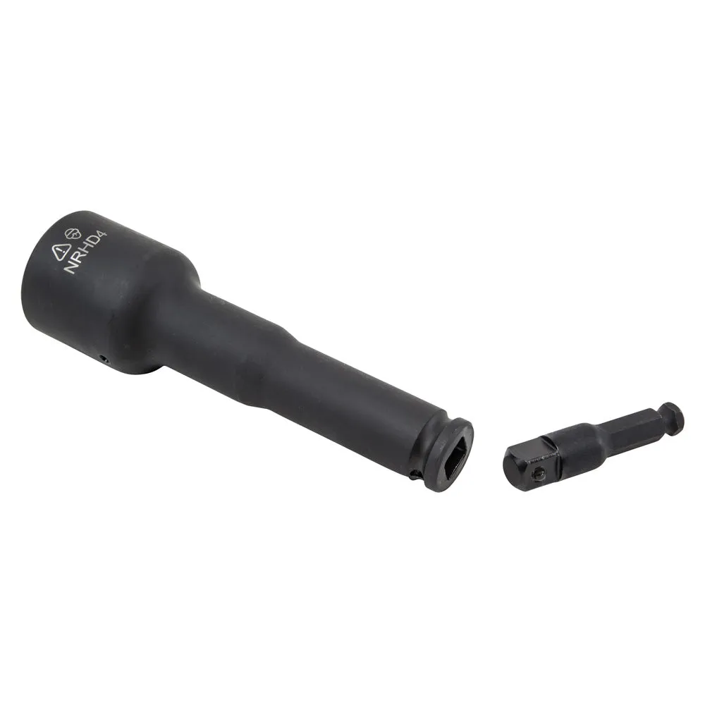 Klein 4-in-1 Square Impact Socket-(94-NRHD4)