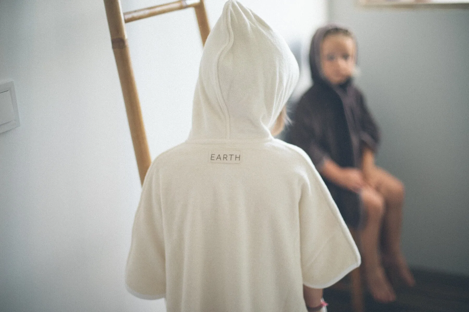 【LAST ONE】Towel poncho / Ecru