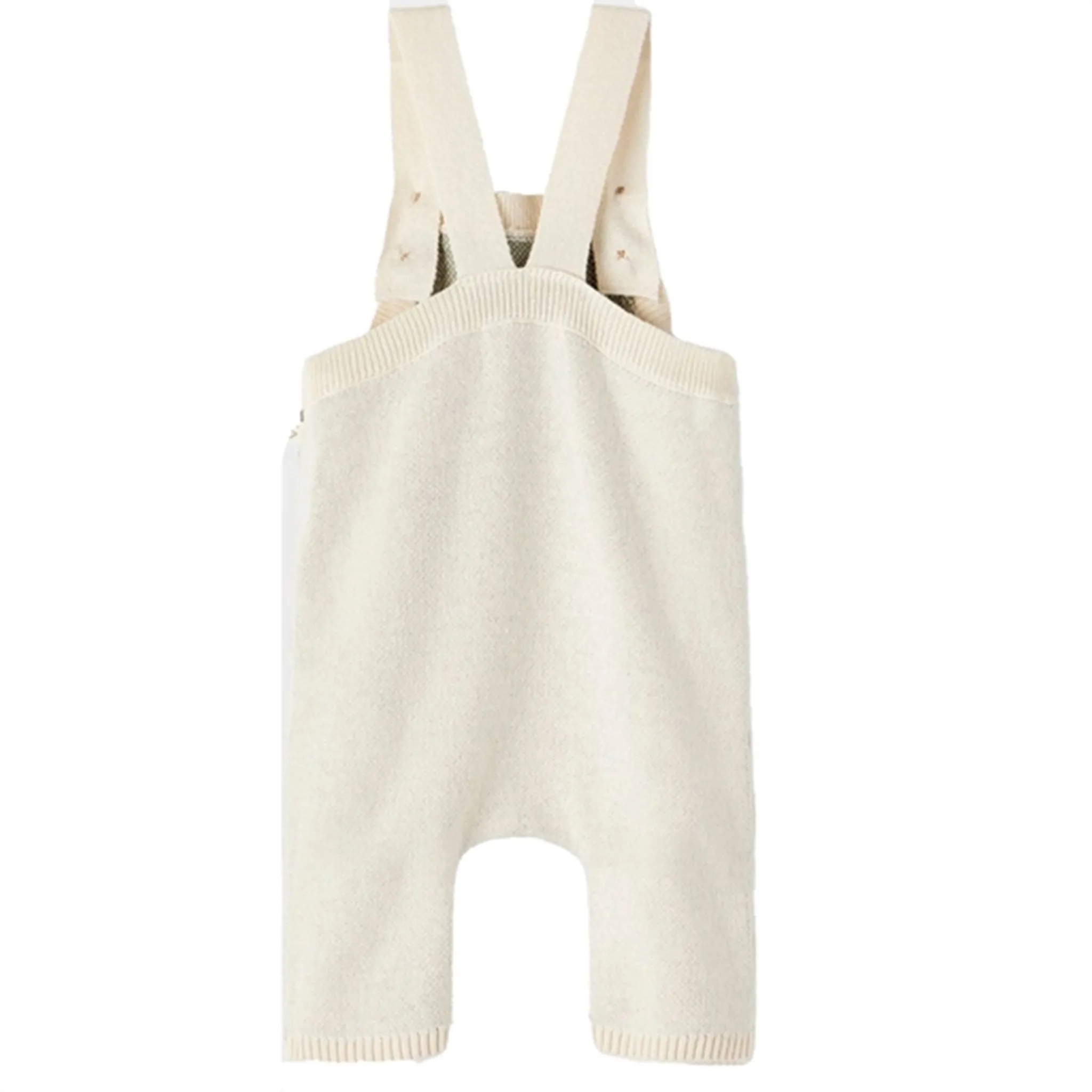 Lil'Atelier Whitecap Gray Lamai Knit Overall