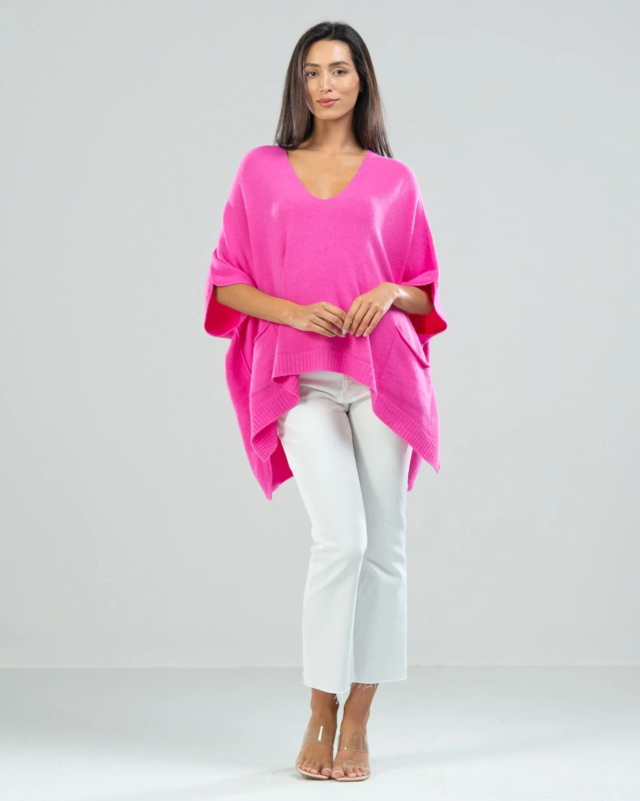 LIMITED RESTOCK | Poncho | Hot Pink