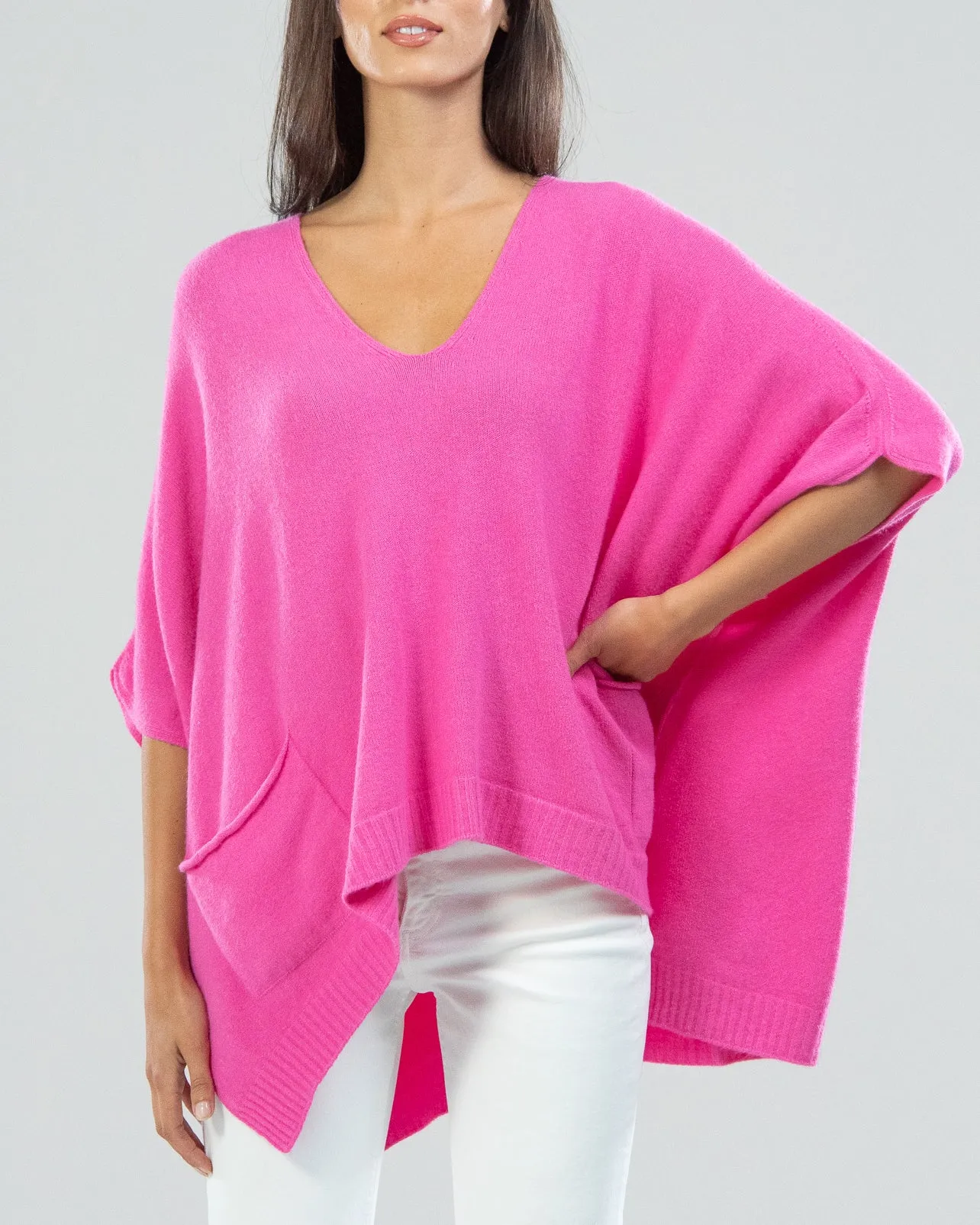 LIMITED RESTOCK | Poncho | Hot Pink