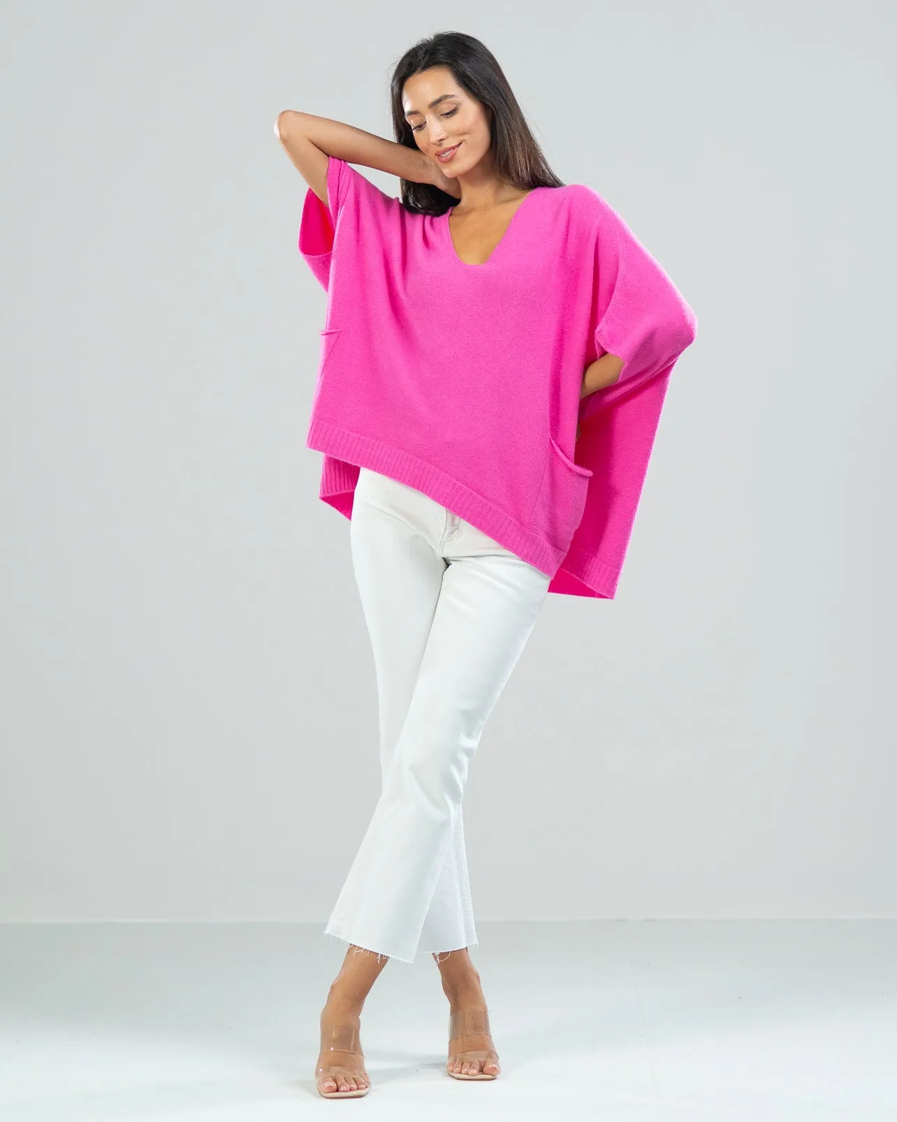 LIMITED RESTOCK | Poncho | Hot Pink