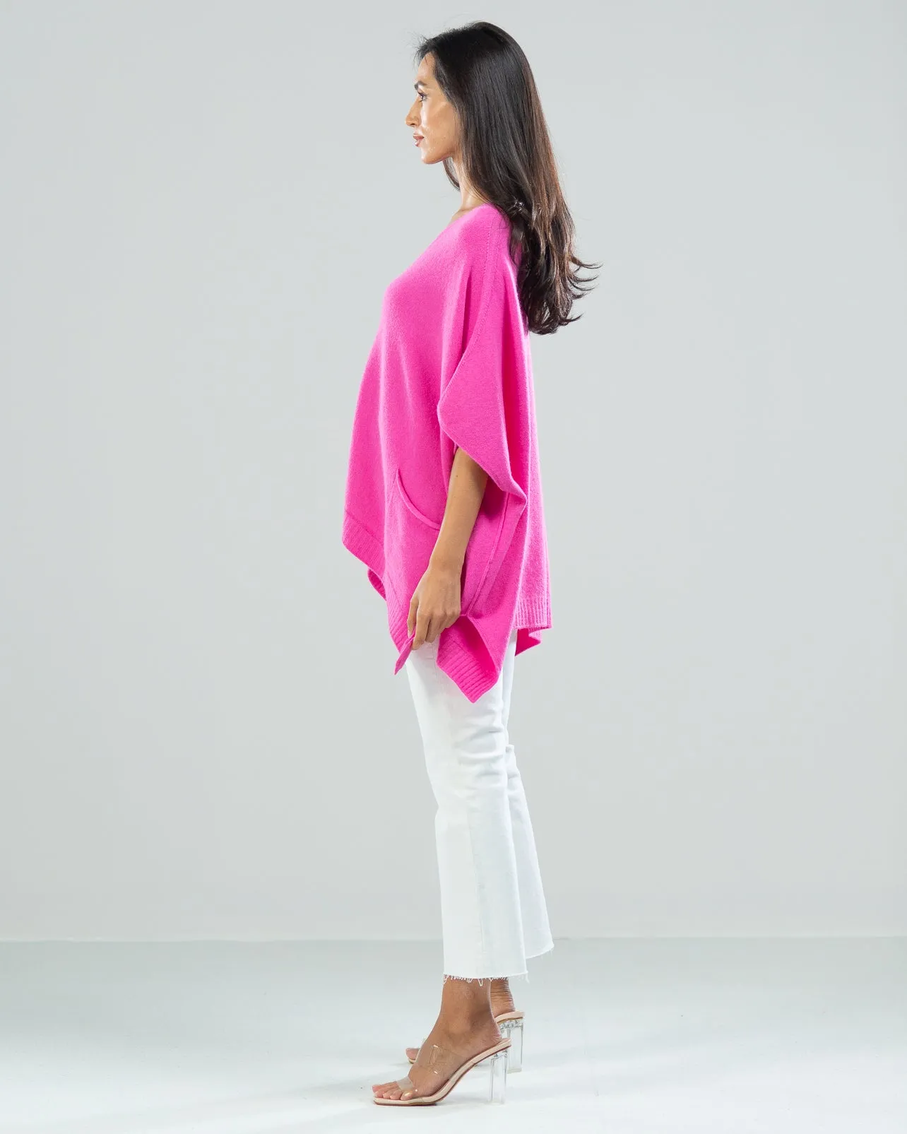 LIMITED RESTOCK | Poncho | Hot Pink