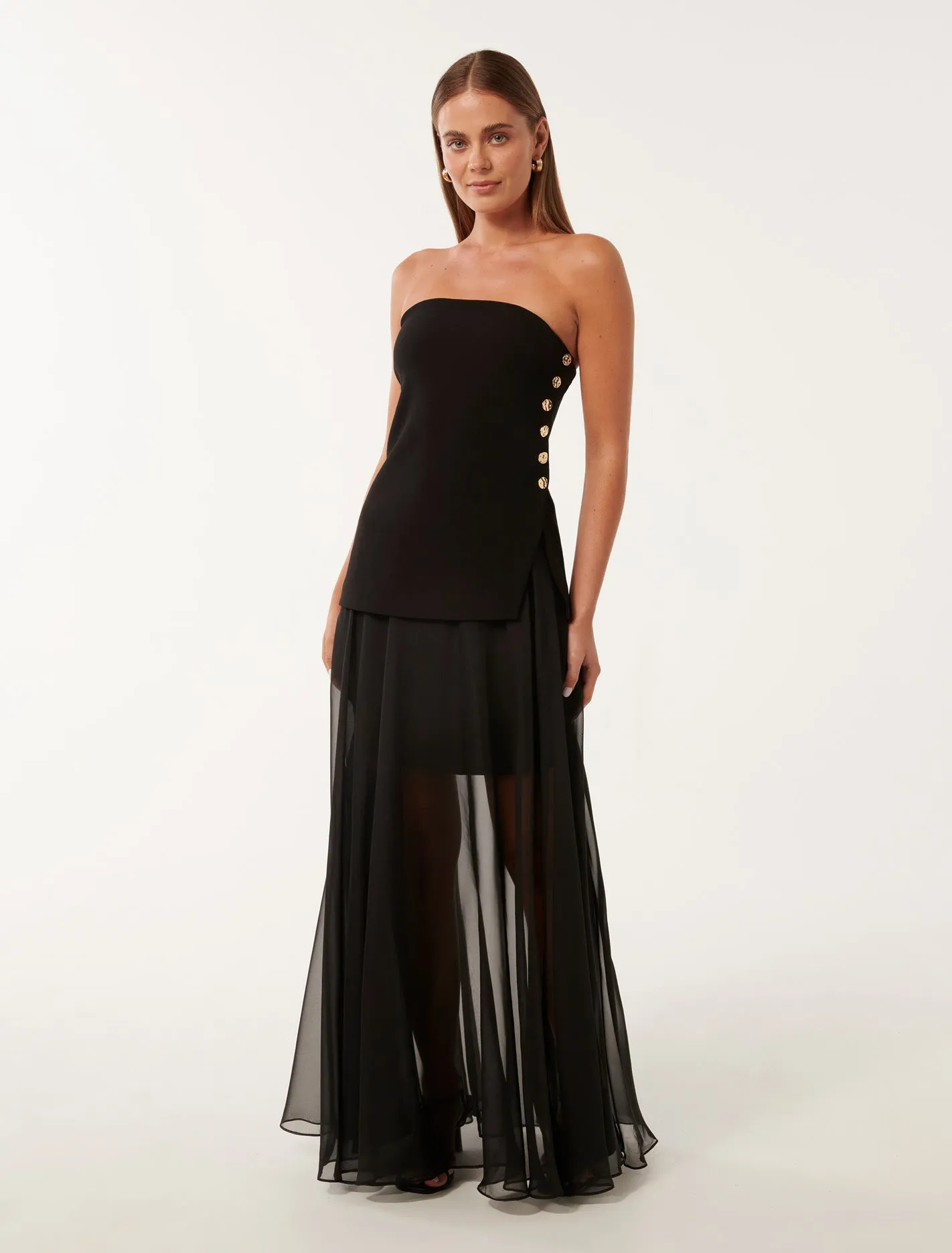 Lisette Sheer Maxi Skirt