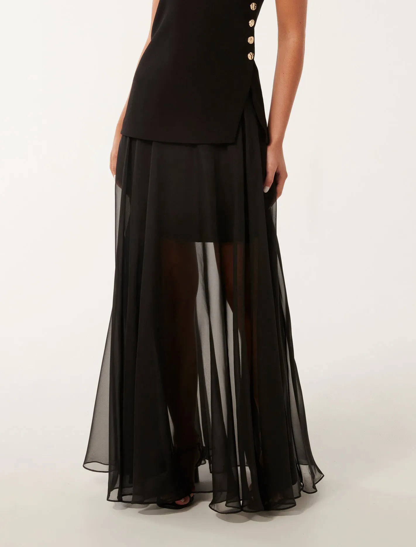 Lisette Sheer Maxi Skirt