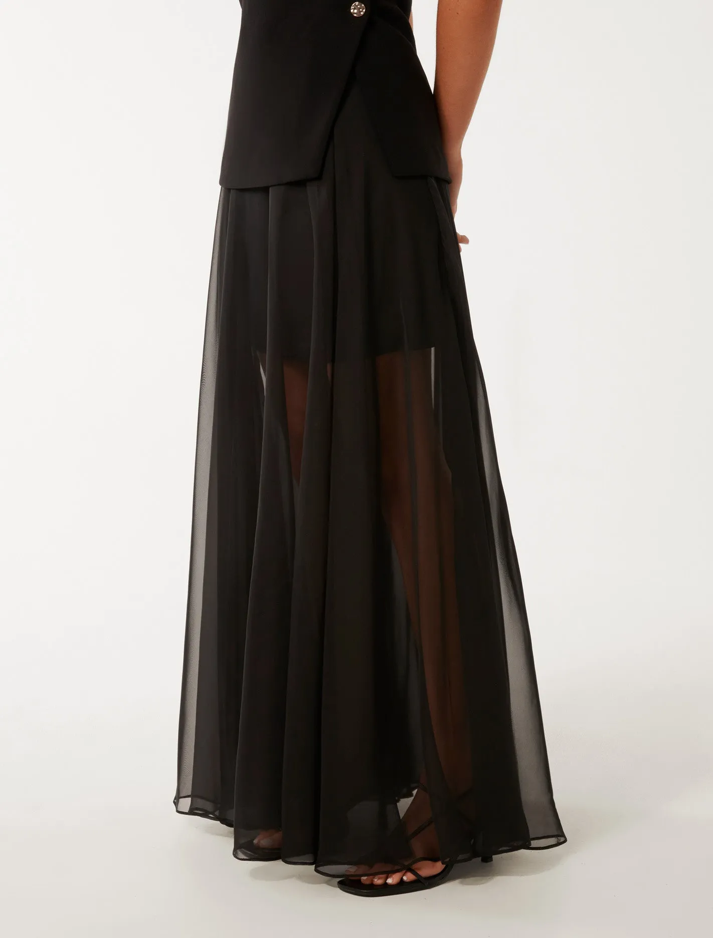 Lisette Sheer Maxi Skirt