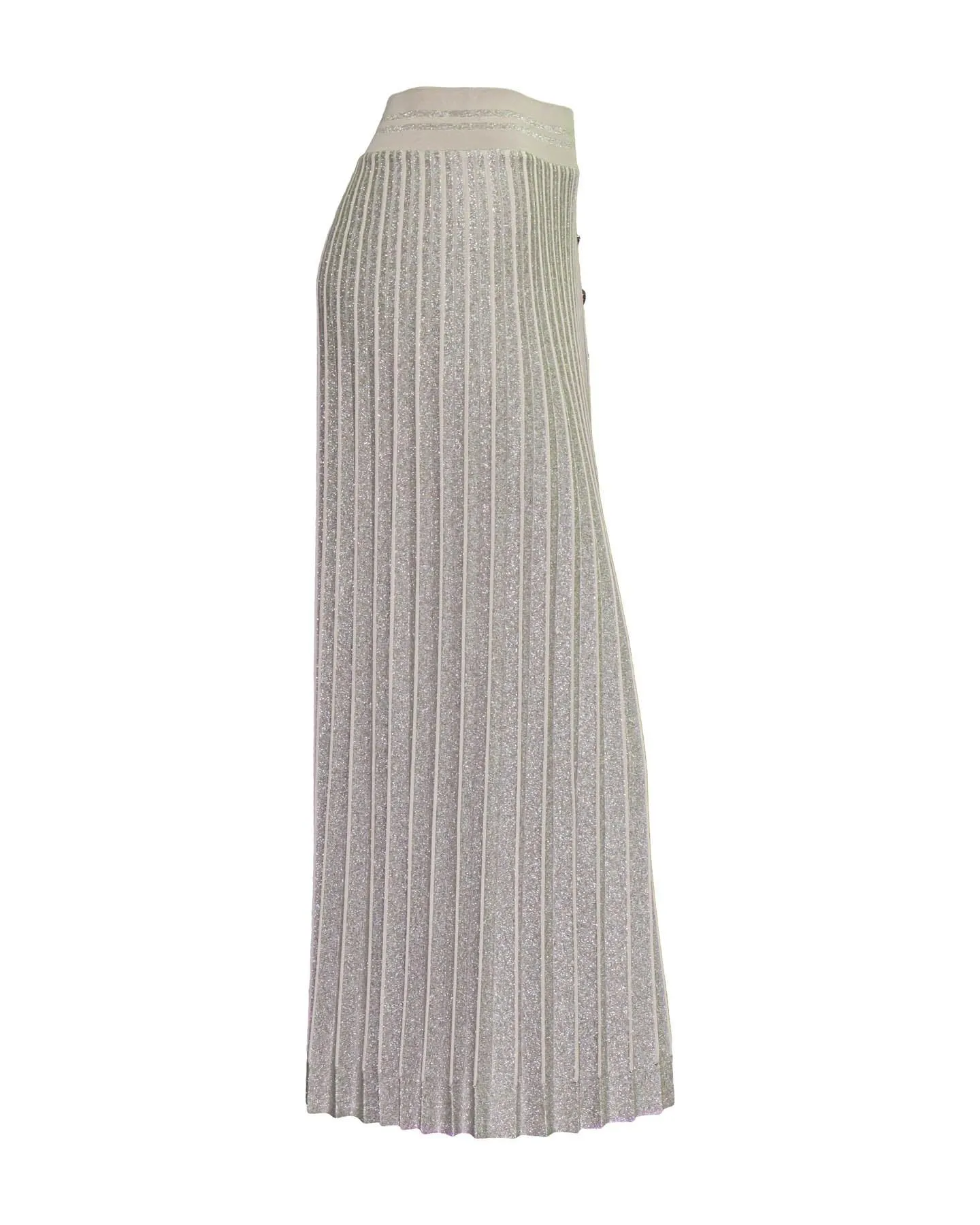 Long Pleated Skirt