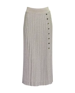 Long Pleated Skirt