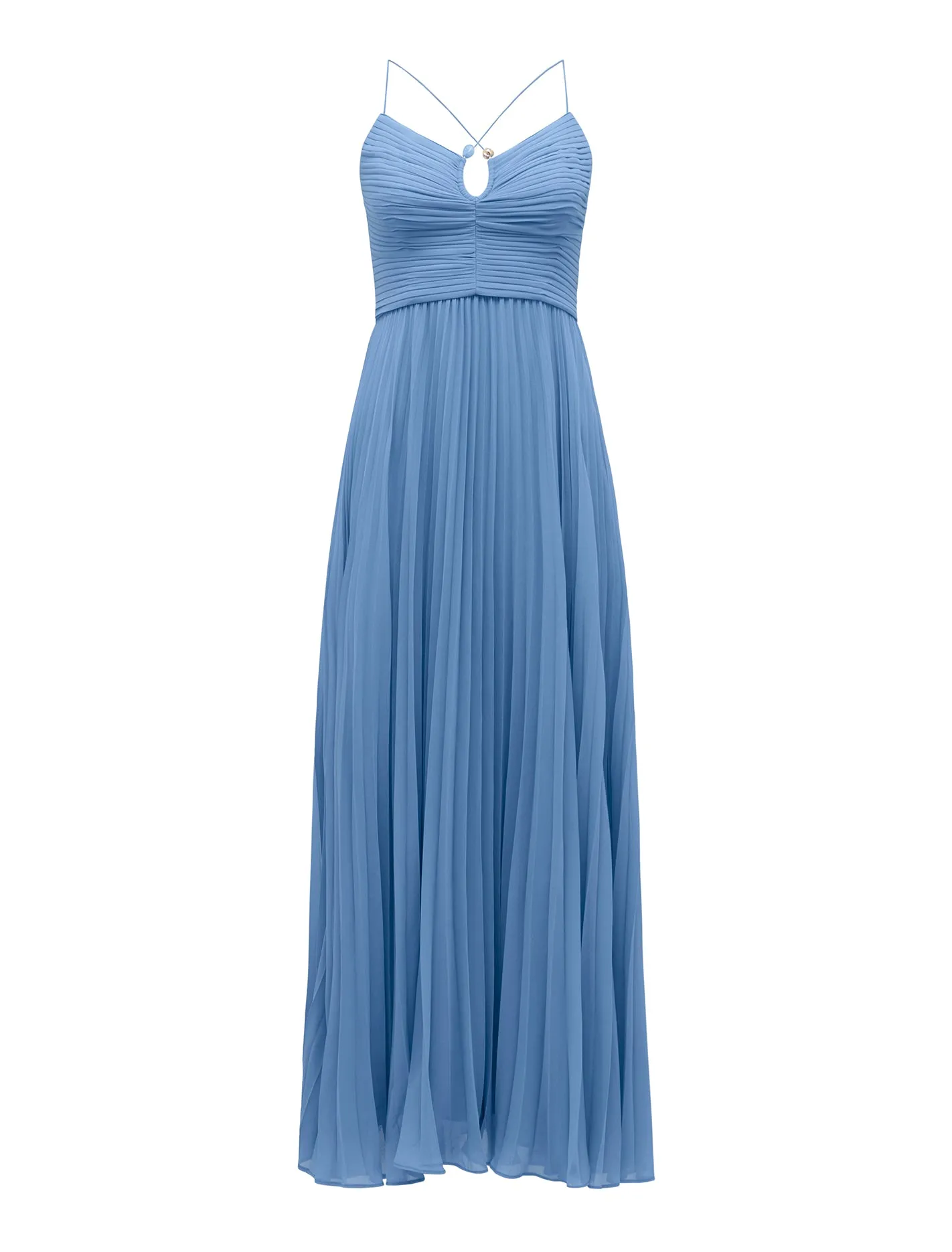 Loreto Petite Pleated Maxi Dress