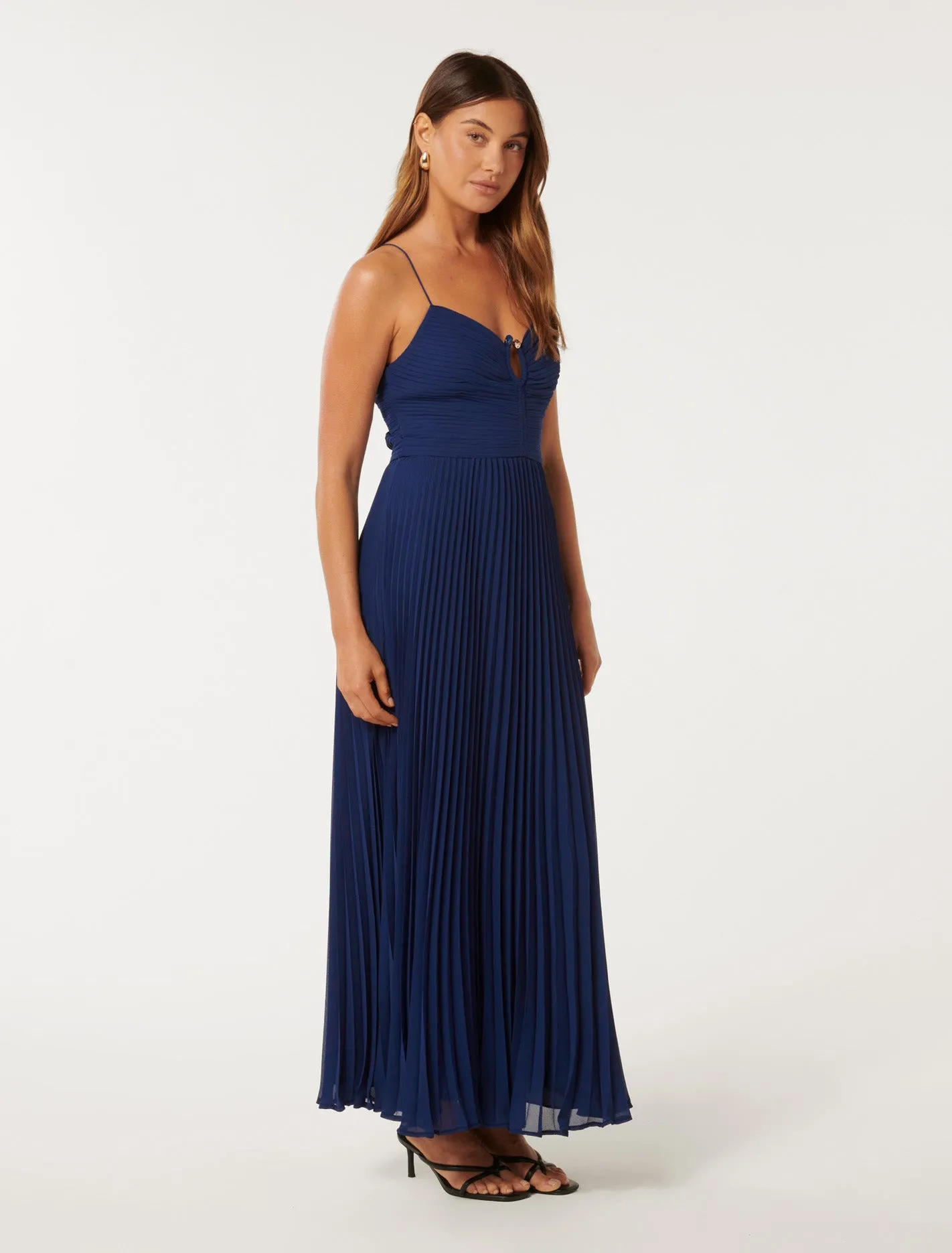 Loreto Pleated Maxi Dress