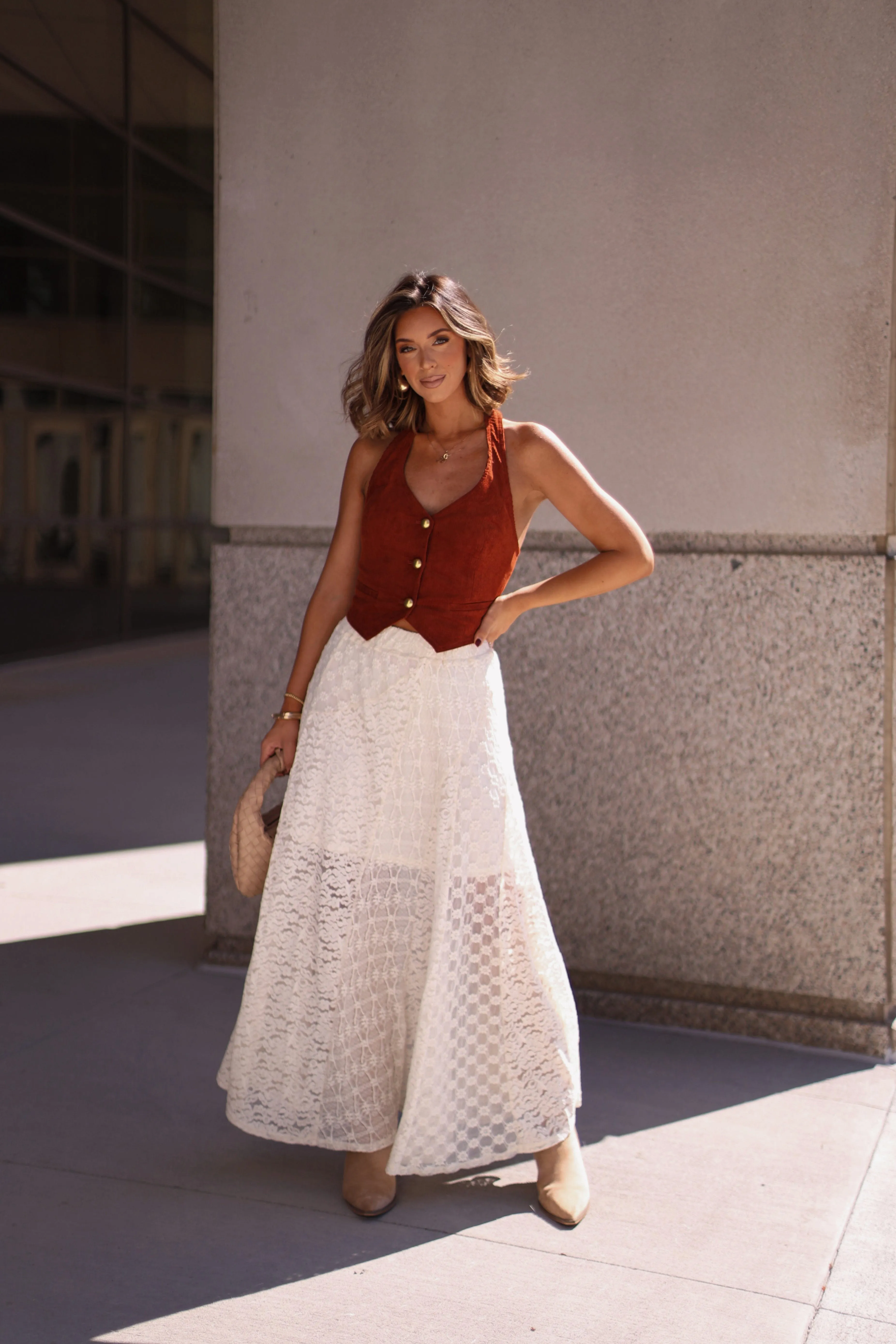 Lovely Lace Maxi Skirt