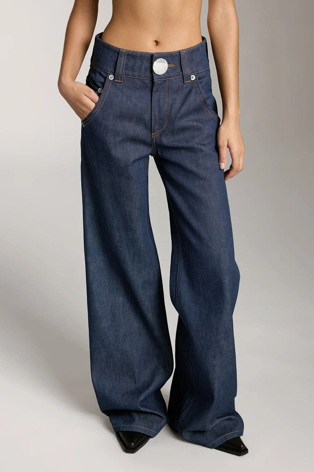 Low Rise Flared Jeans