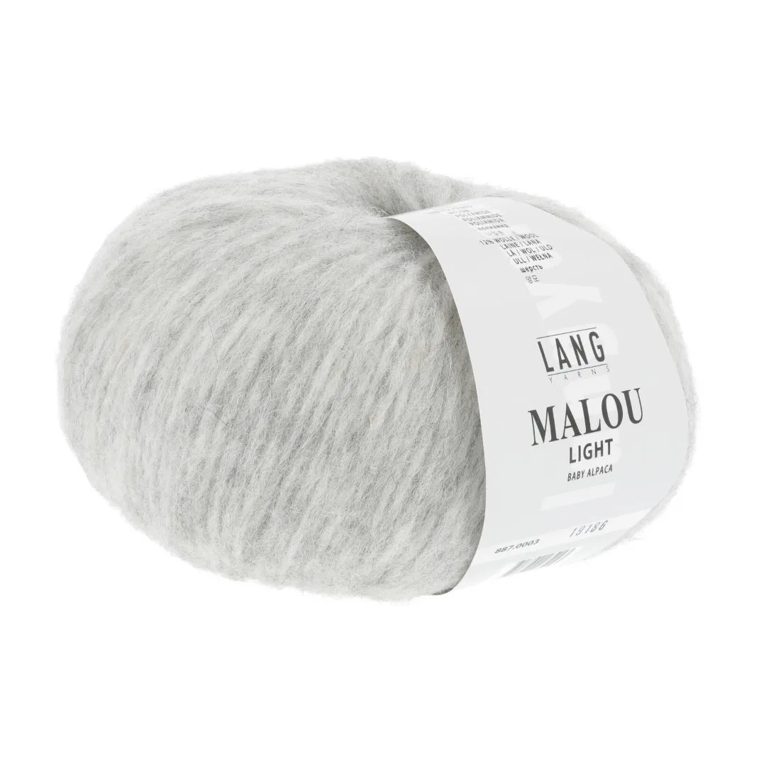 Malou Horizontal Ribbed Cowl | Lang Yarns Malou Light & Knitting Pattern (#406)