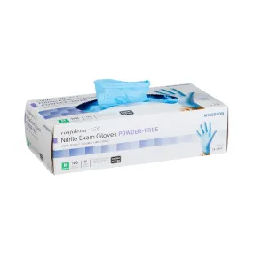 McKesson Confiderm® 4.5C Nitrile Exam Glove, Medium, Blue