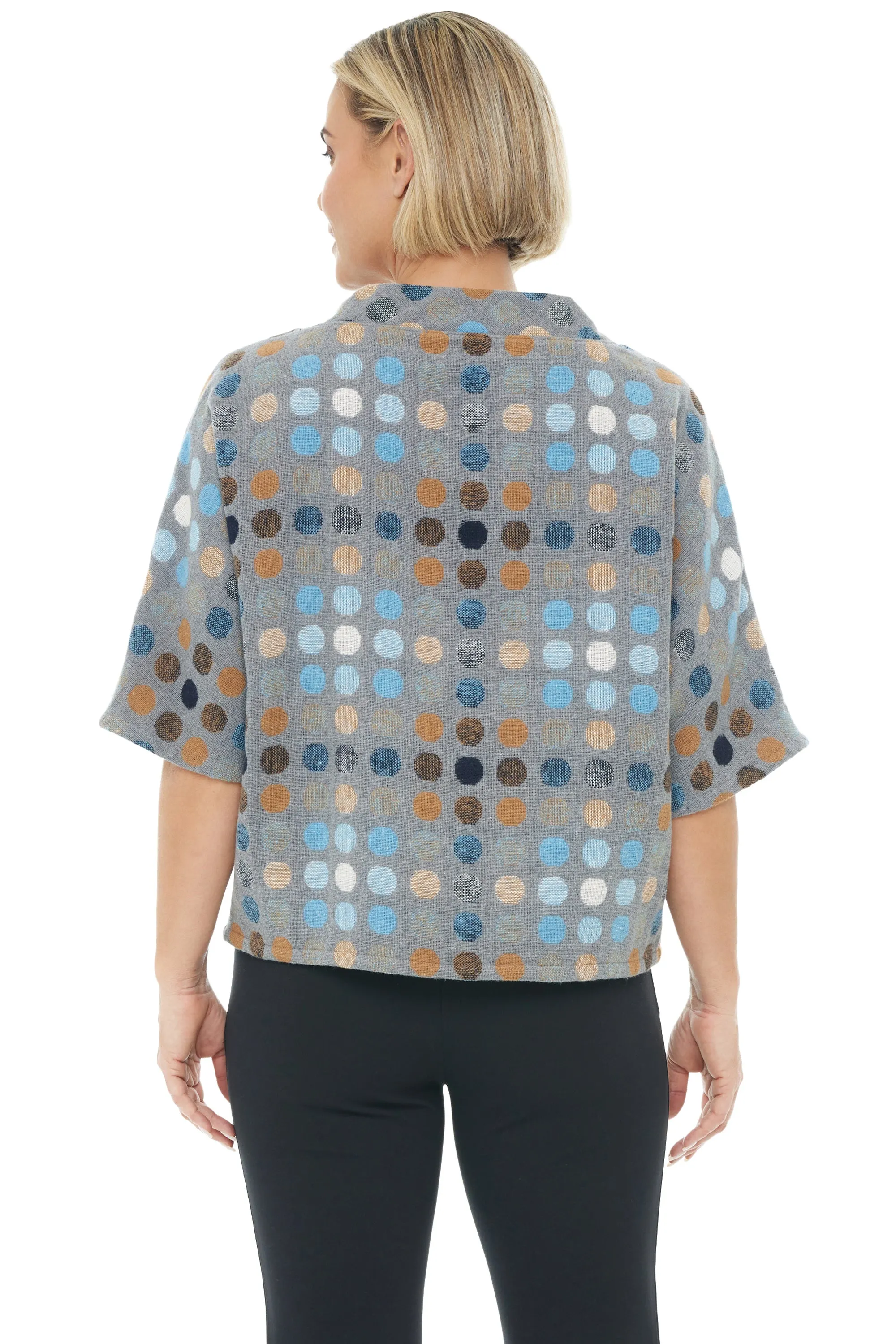 Minnie Woven Dot Top