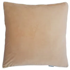 Mirage Haven Rina Premium Velvet Latte Brown 60x60cm Cushion Cover