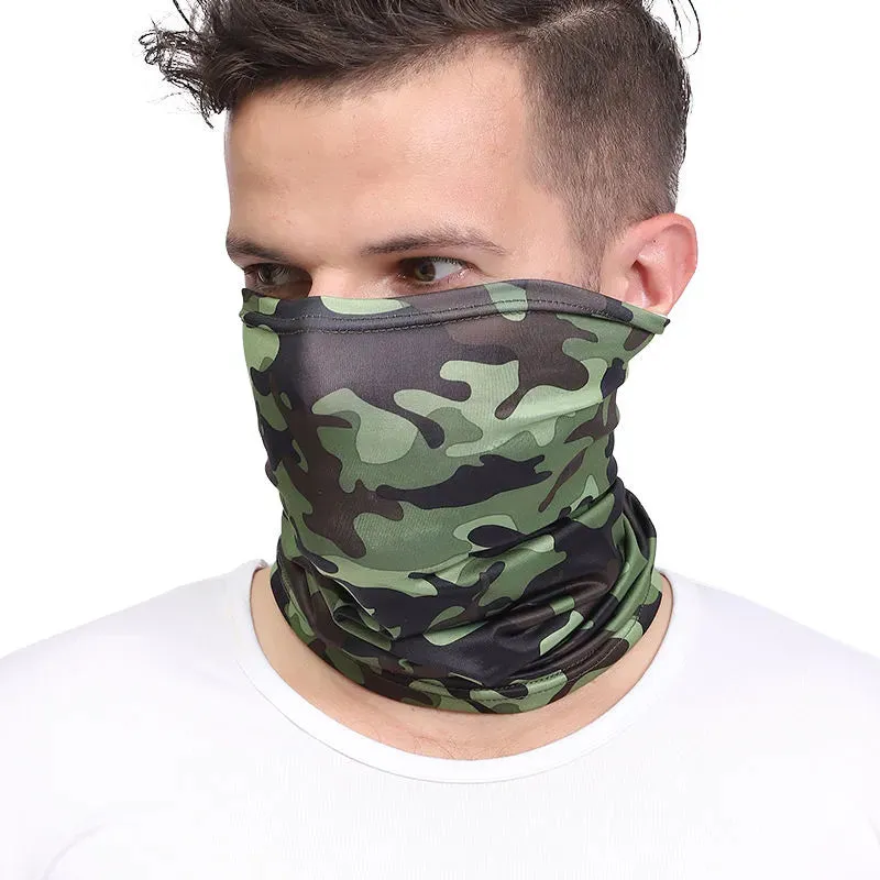 Multifunctional Outdoor Face Mask Camouflage UV Protection Bandana Scarf Neck  Fishing Hiking Cycling Head Wrap Cover