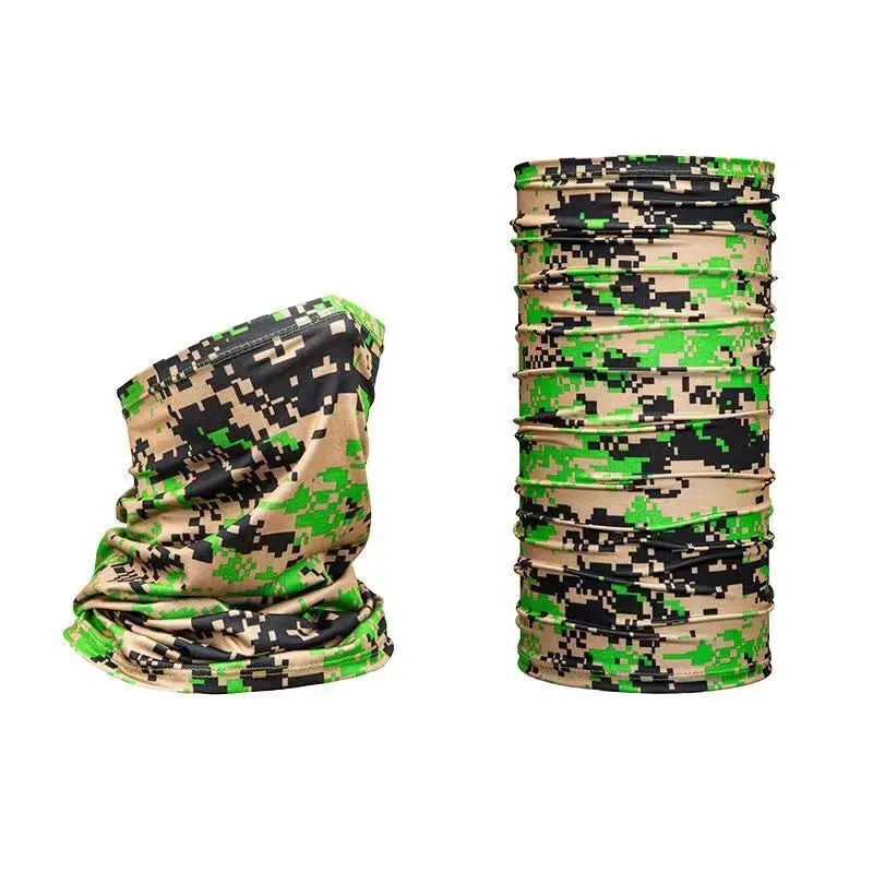 Multifunctional Outdoor Face Mask Camouflage UV Protection Bandana Scarf Neck  Fishing Hiking Cycling Head Wrap Cover