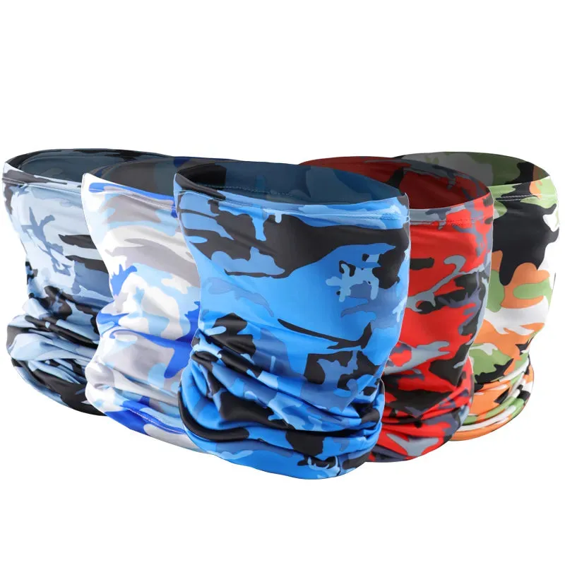 Multifunctional Outdoor Face Mask Camouflage UV Protection Bandana Scarf Neck  Fishing Hiking Cycling Head Wrap Cover