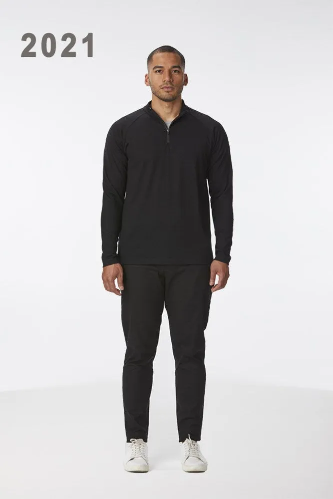 MW06 CF Milford Mens Merino 1/2 zip sweater