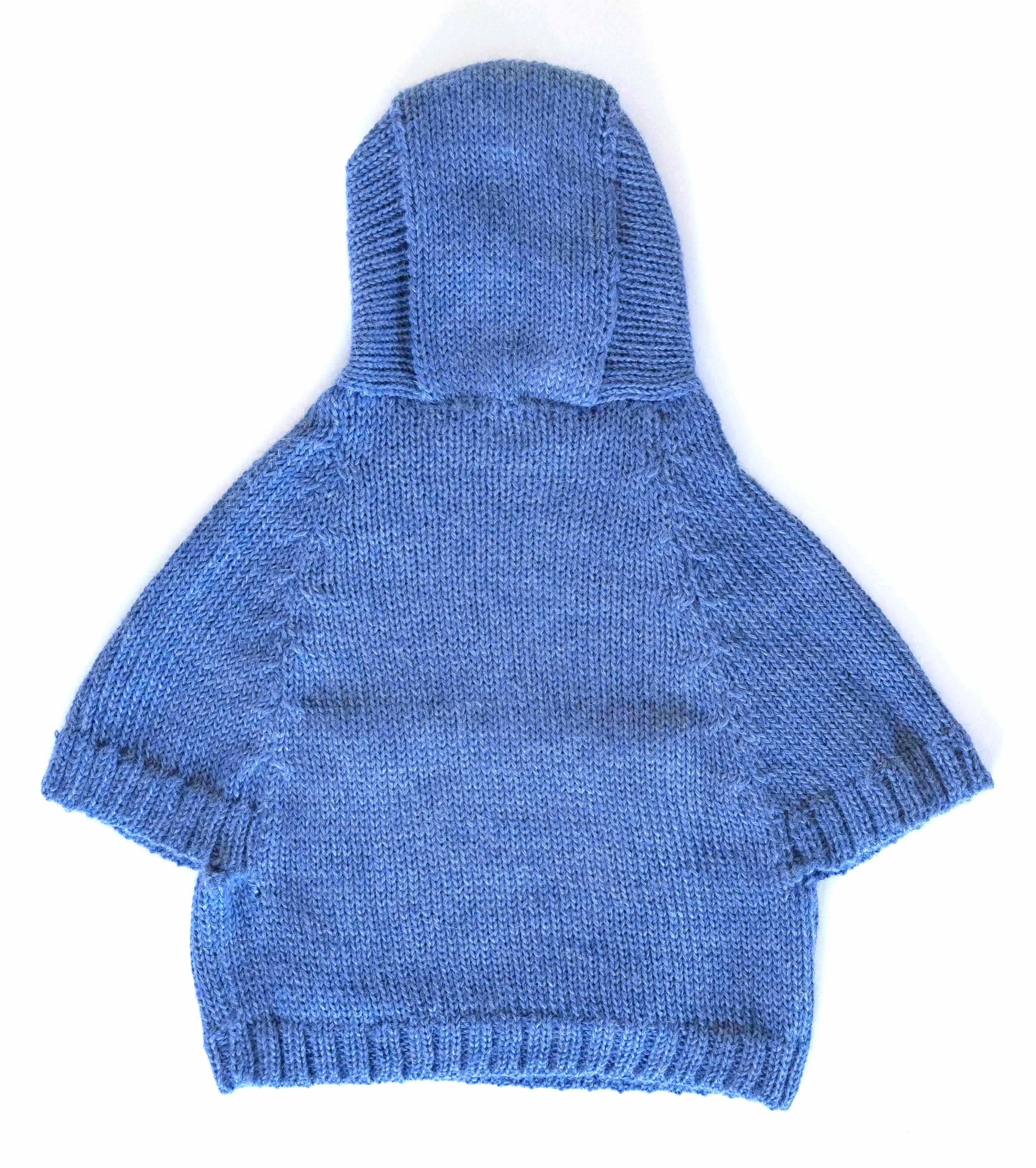 NW538 NAVY PONCHO HOODIE