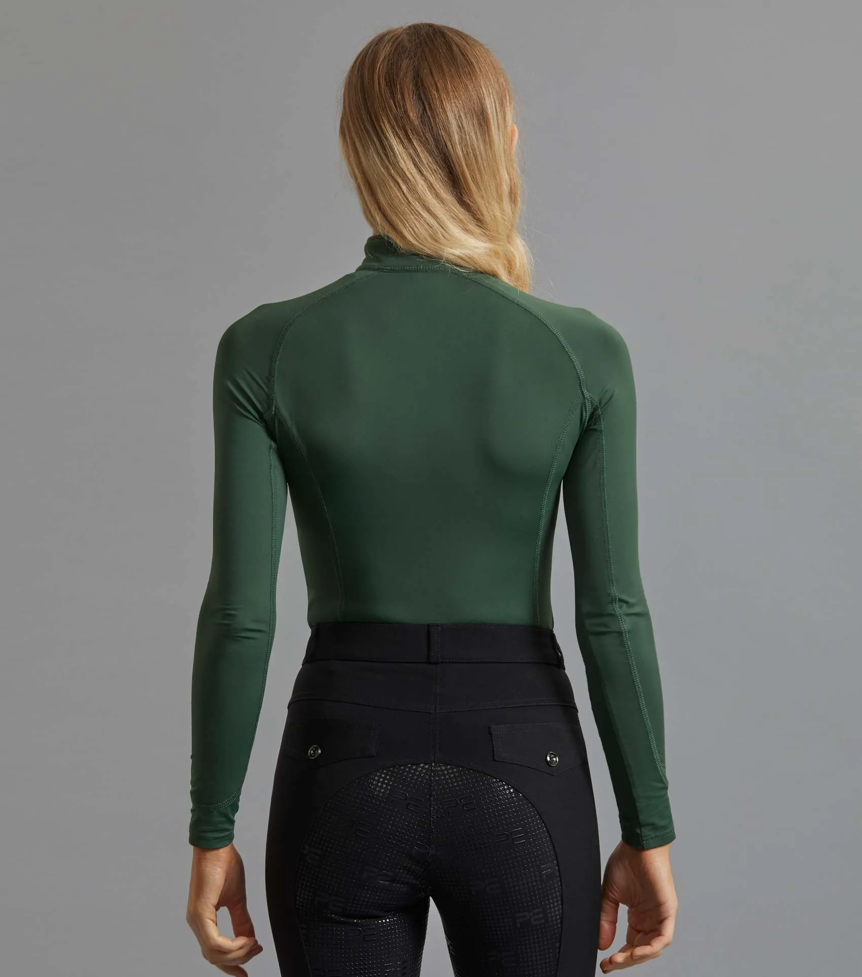 Ombretta Ladies Technical Riding Top Green