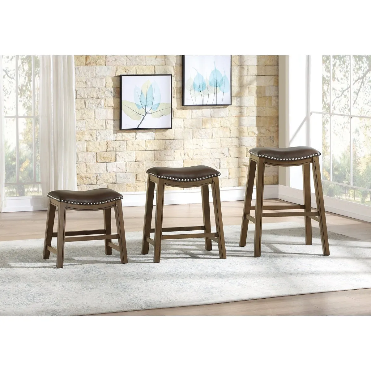 Ordway Counter Height Stool, Brown