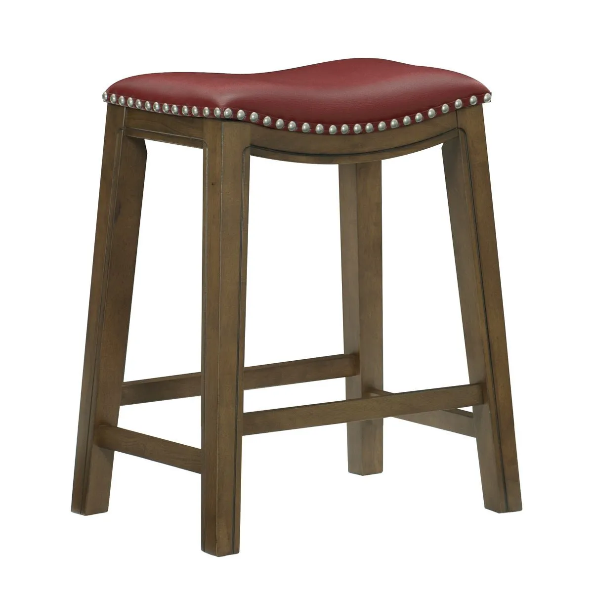 Ordway Counter Height Stool, Red