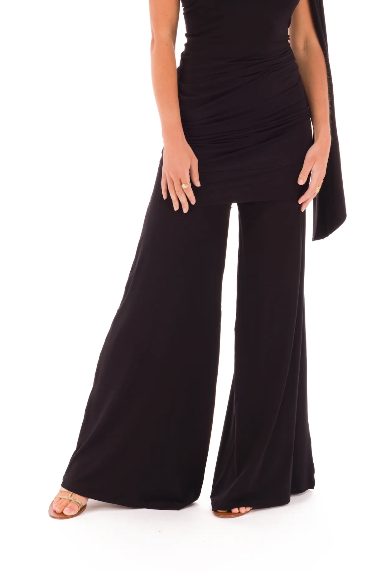 PALAZZO PANTS BLACK