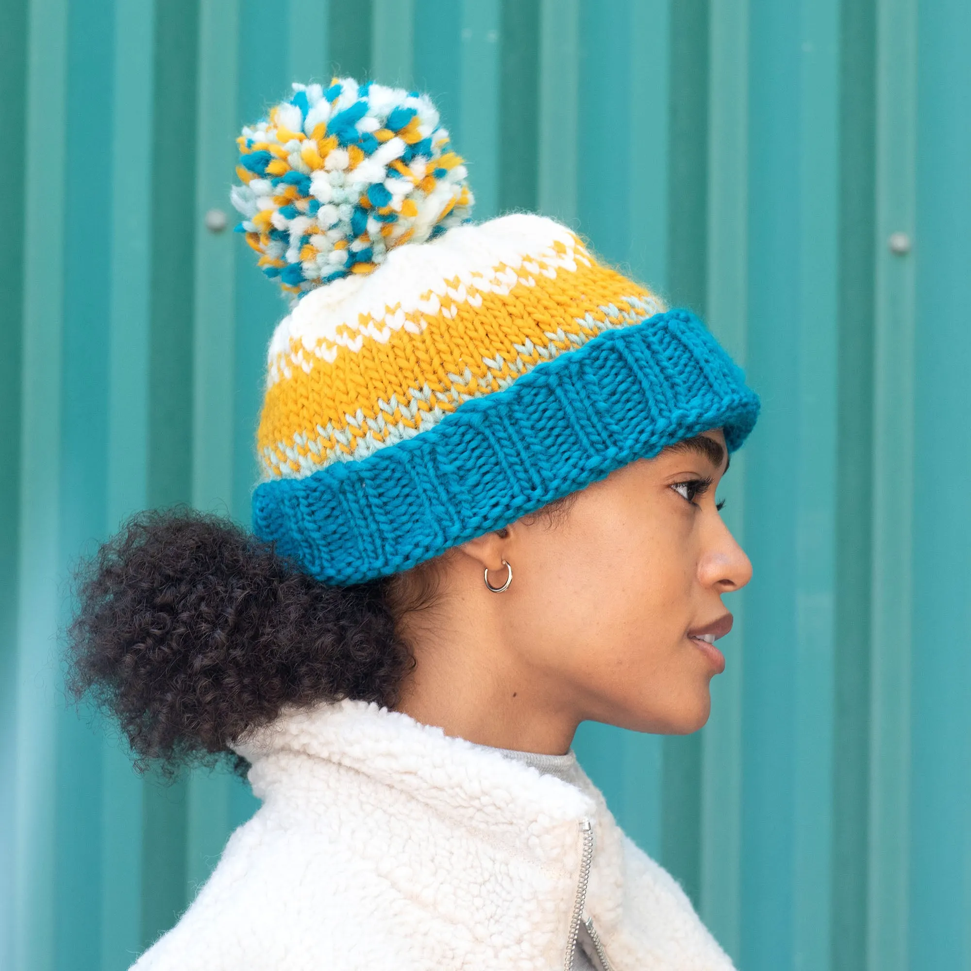 Patons Dappled Shades Knit Hat