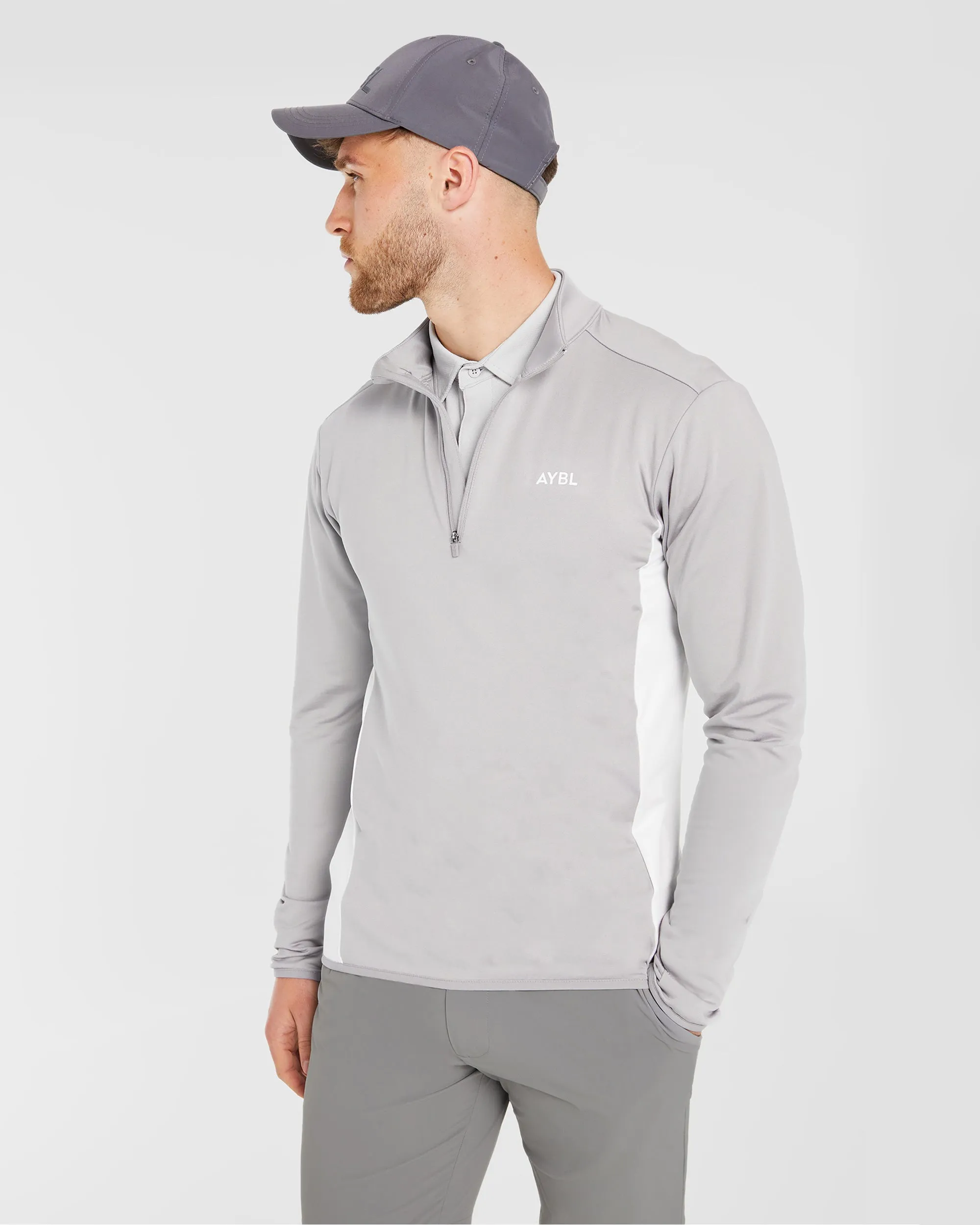 Performance 1/4 Zip Pullover - Grey