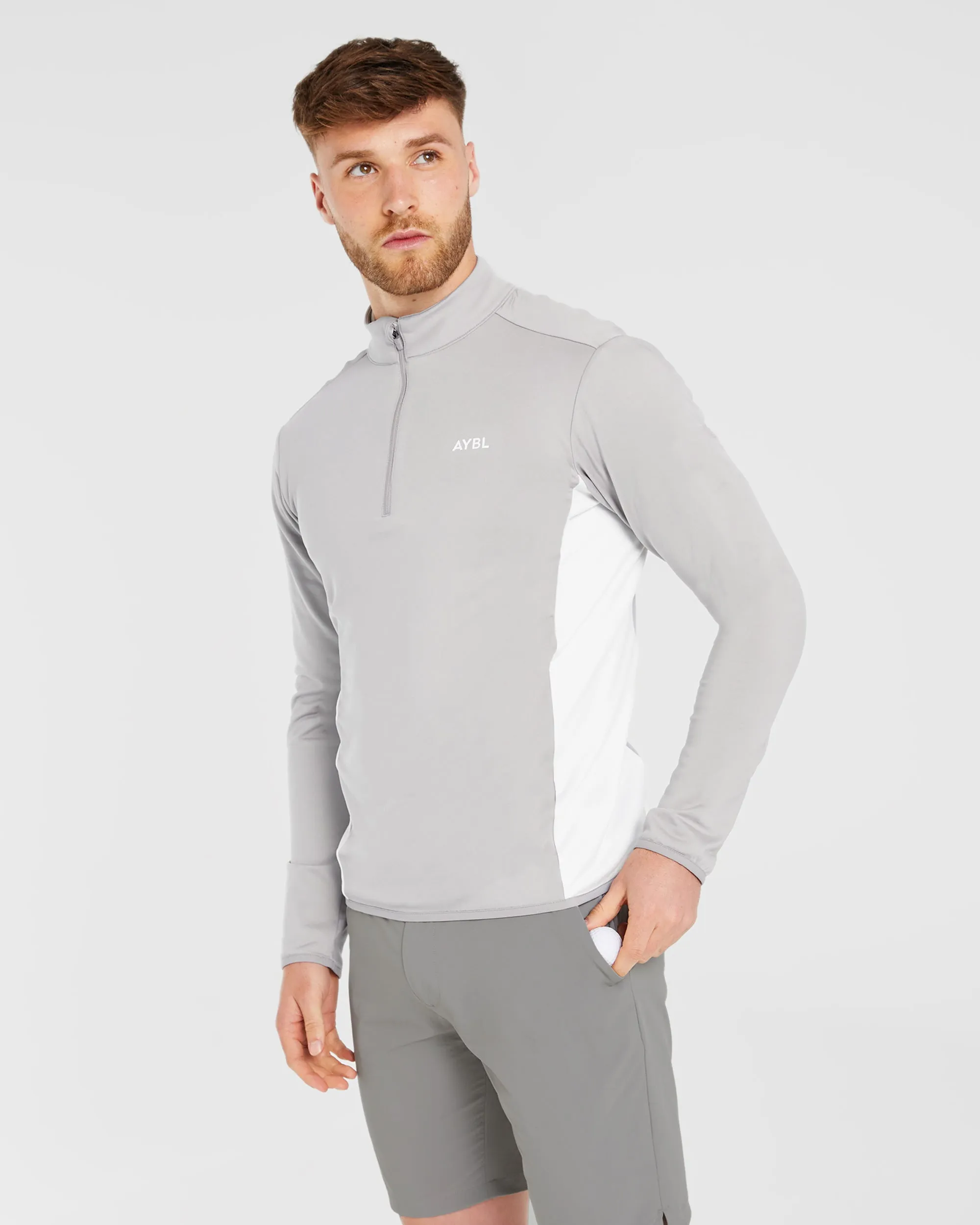 Performance 1/4 Zip Pullover - Grey