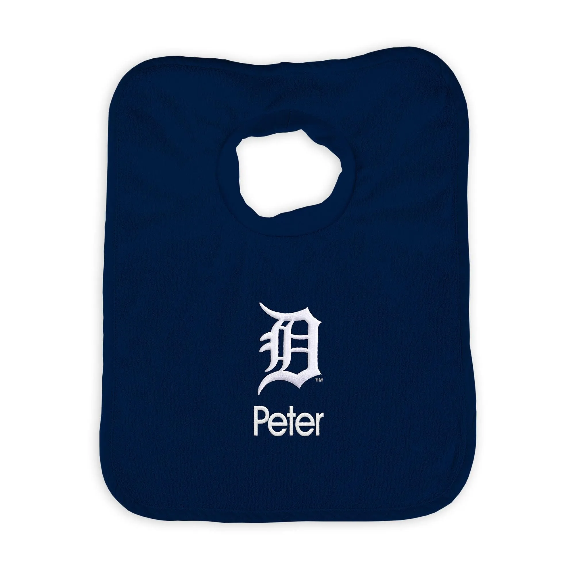 Personalized Detroit Tigers Pullover Bib