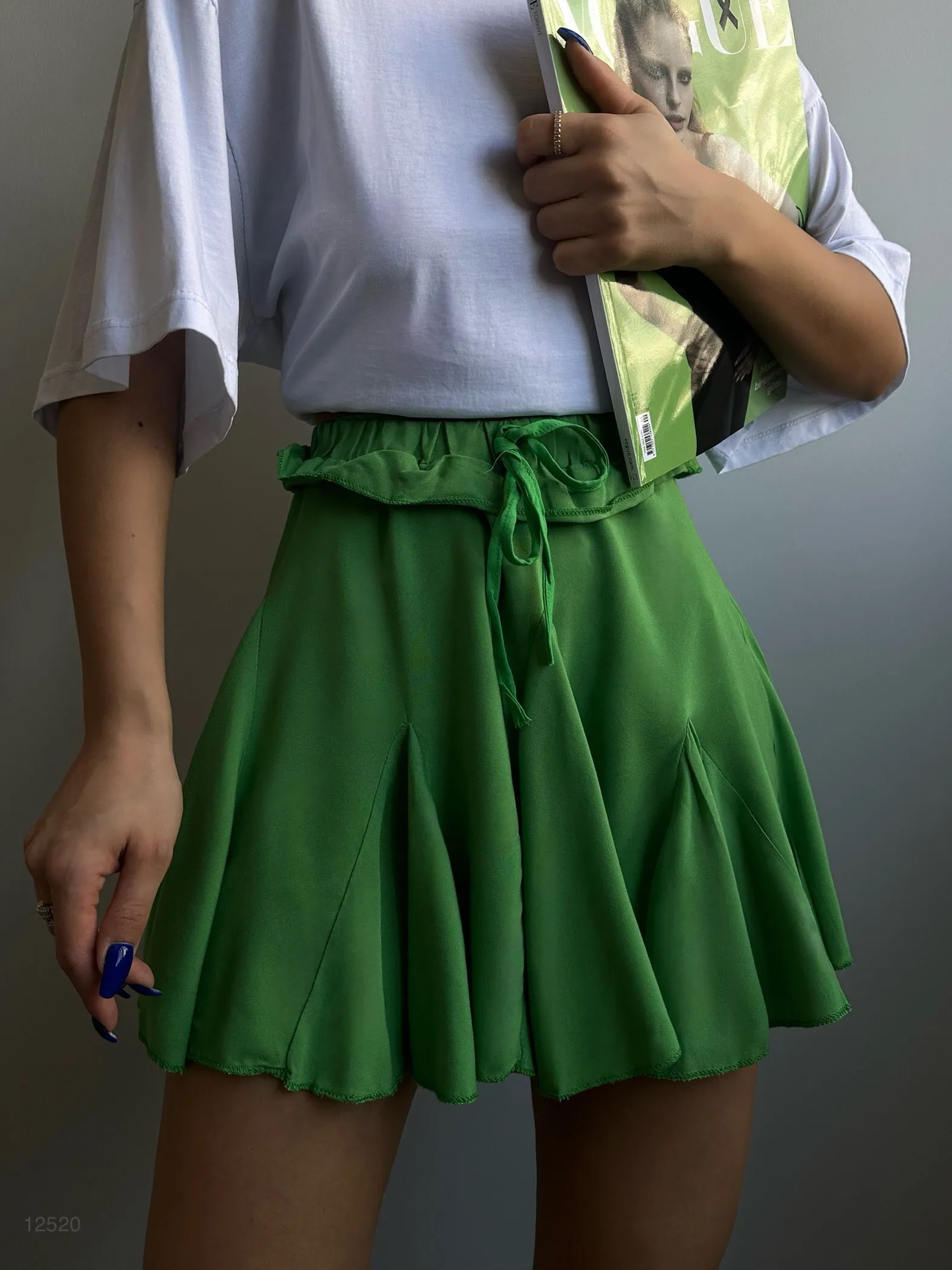 Pleated Mini Skirt