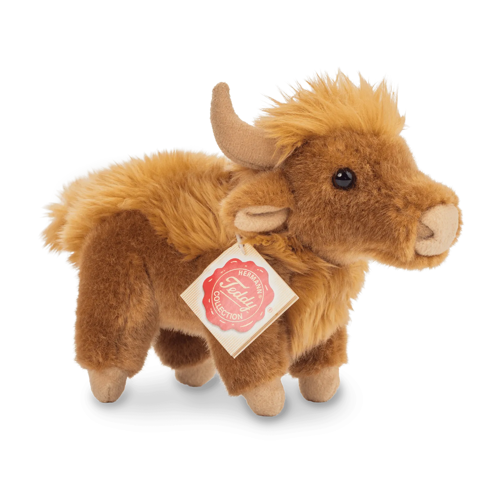 Plush Cute Highland Cow Standing 17 cm by Teddy Hermann