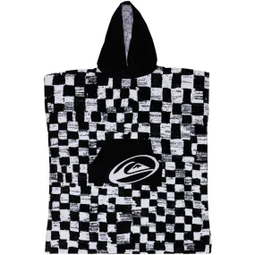 Quiksilver Junior Kids Hooded Towel Poncho - Black Mercury Ss Youth