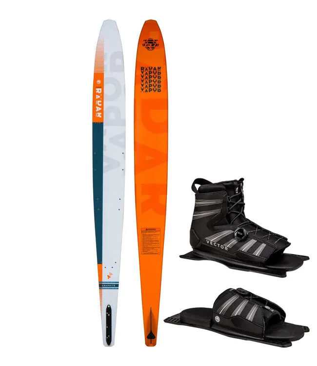 Radar Vapor Graphite Slalom Ski with Vector Boa Boot & RTP (2024)