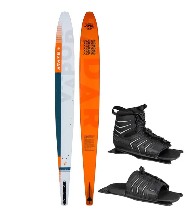 Radar Vapor Graphite Slalom Ski with Vector Boot & RTP (2024)