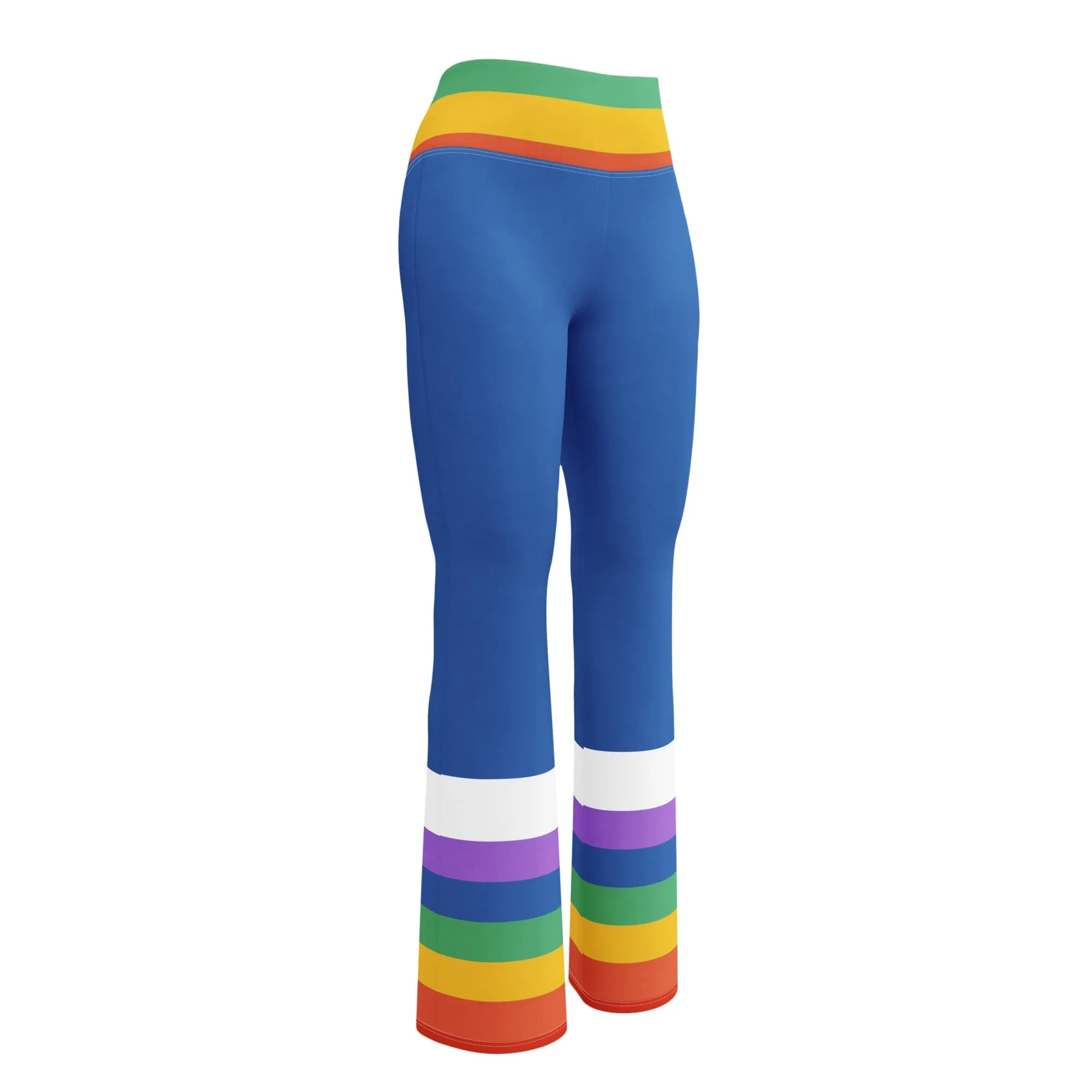 Rainbow Girl Flare leggings