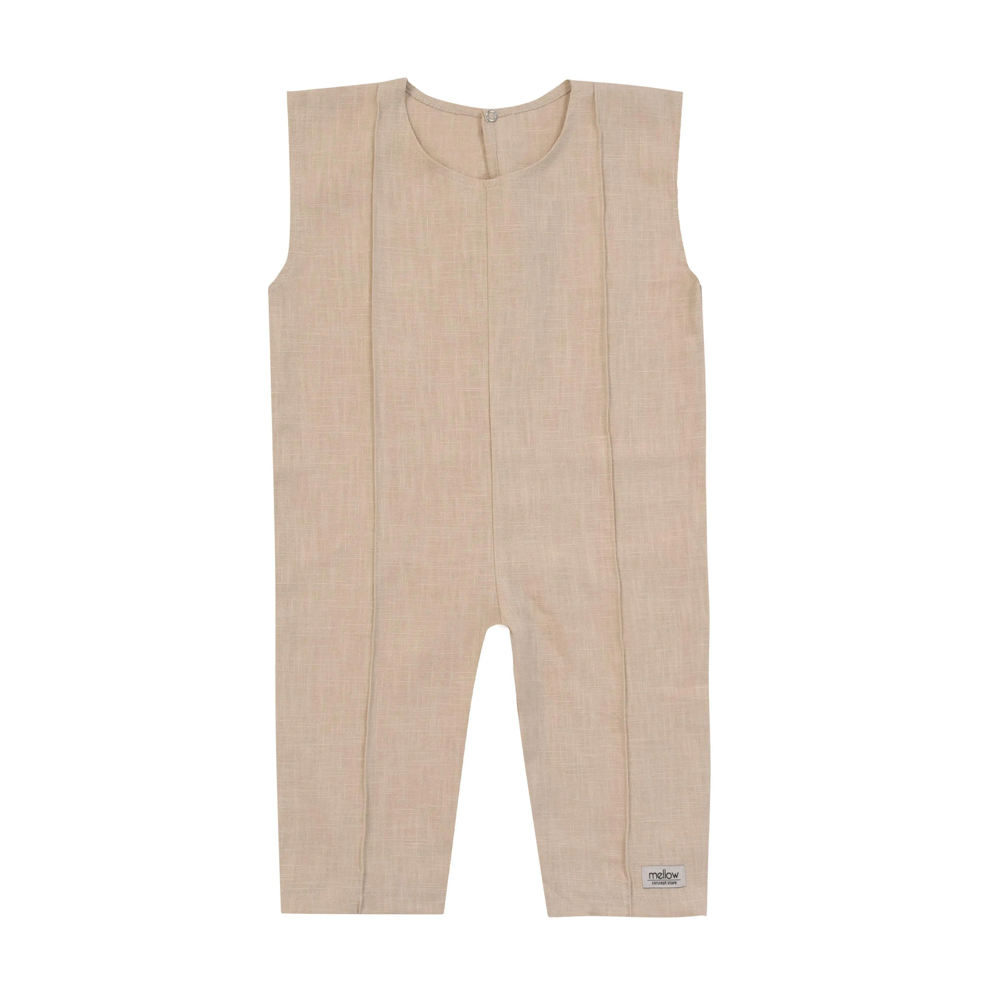 Ramie Baby/Kid Overall - Beige