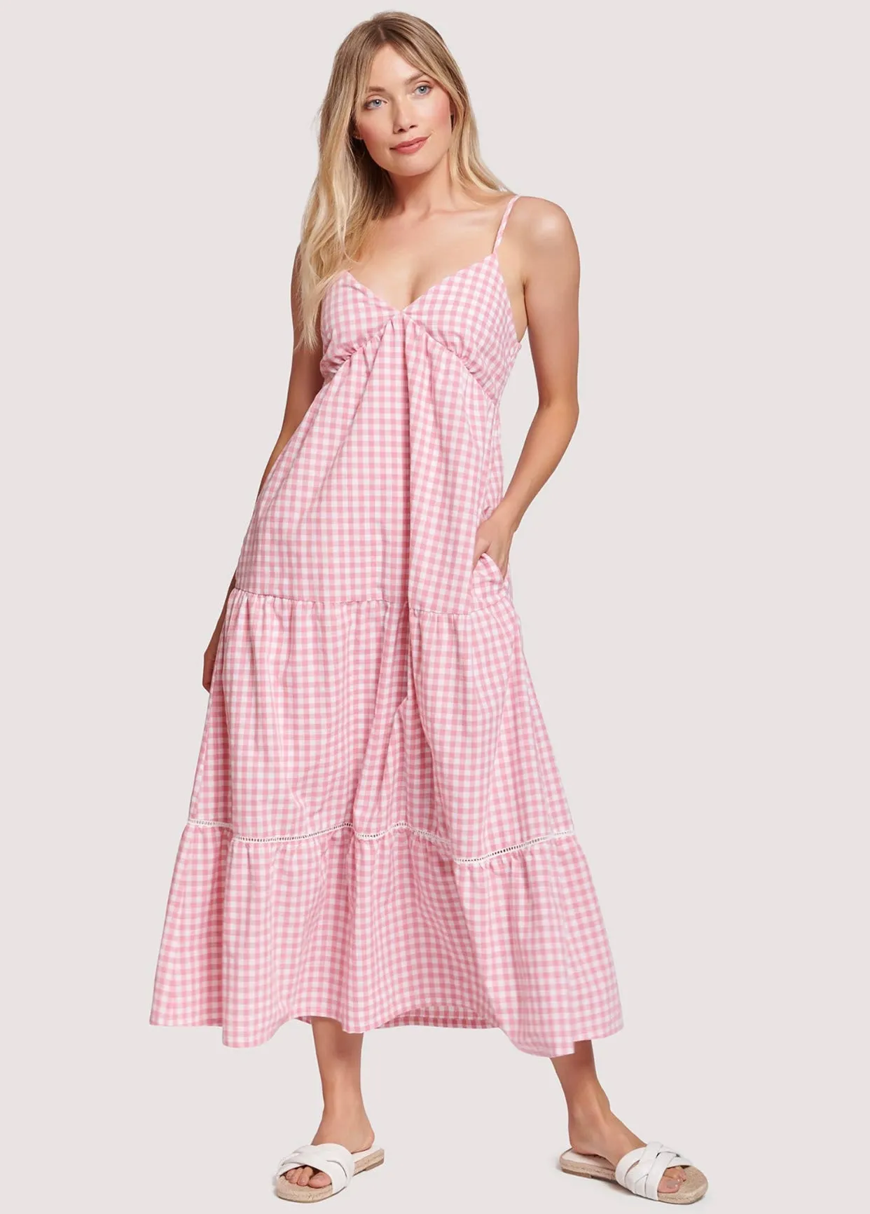 Romantic Gingham Dress