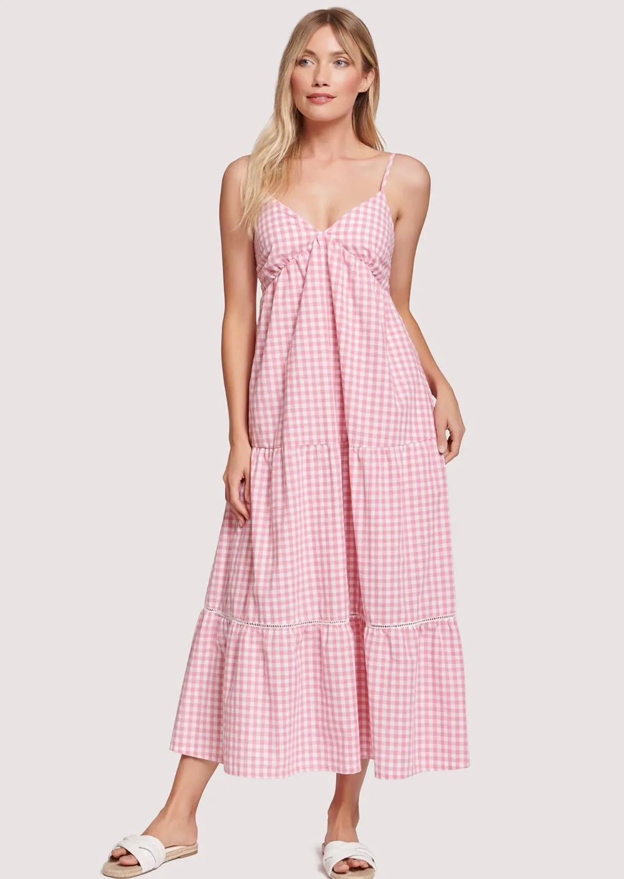 Romantic Gingham Dress