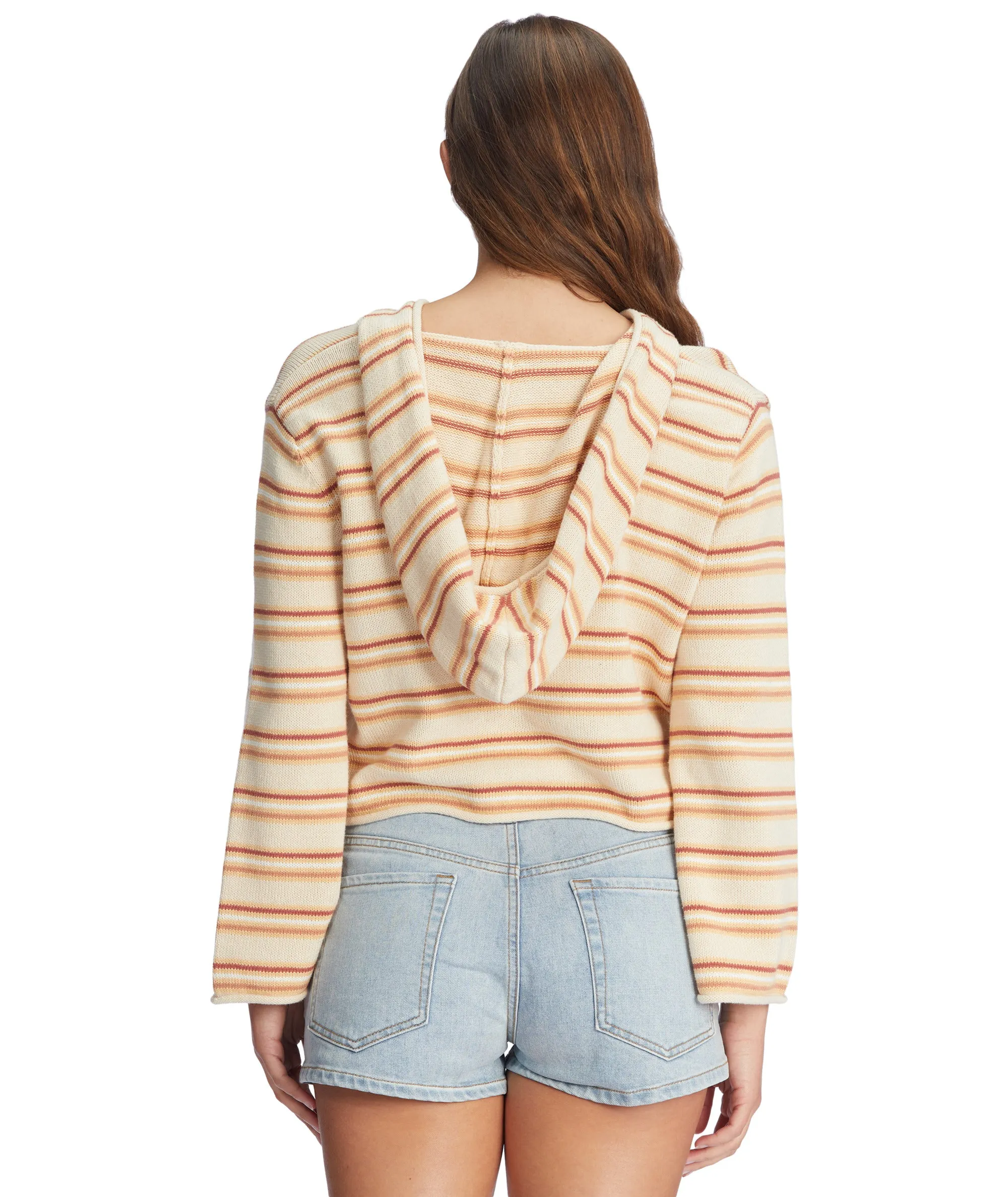 Roxy Side Swipe Sweatshirt-Tapioca