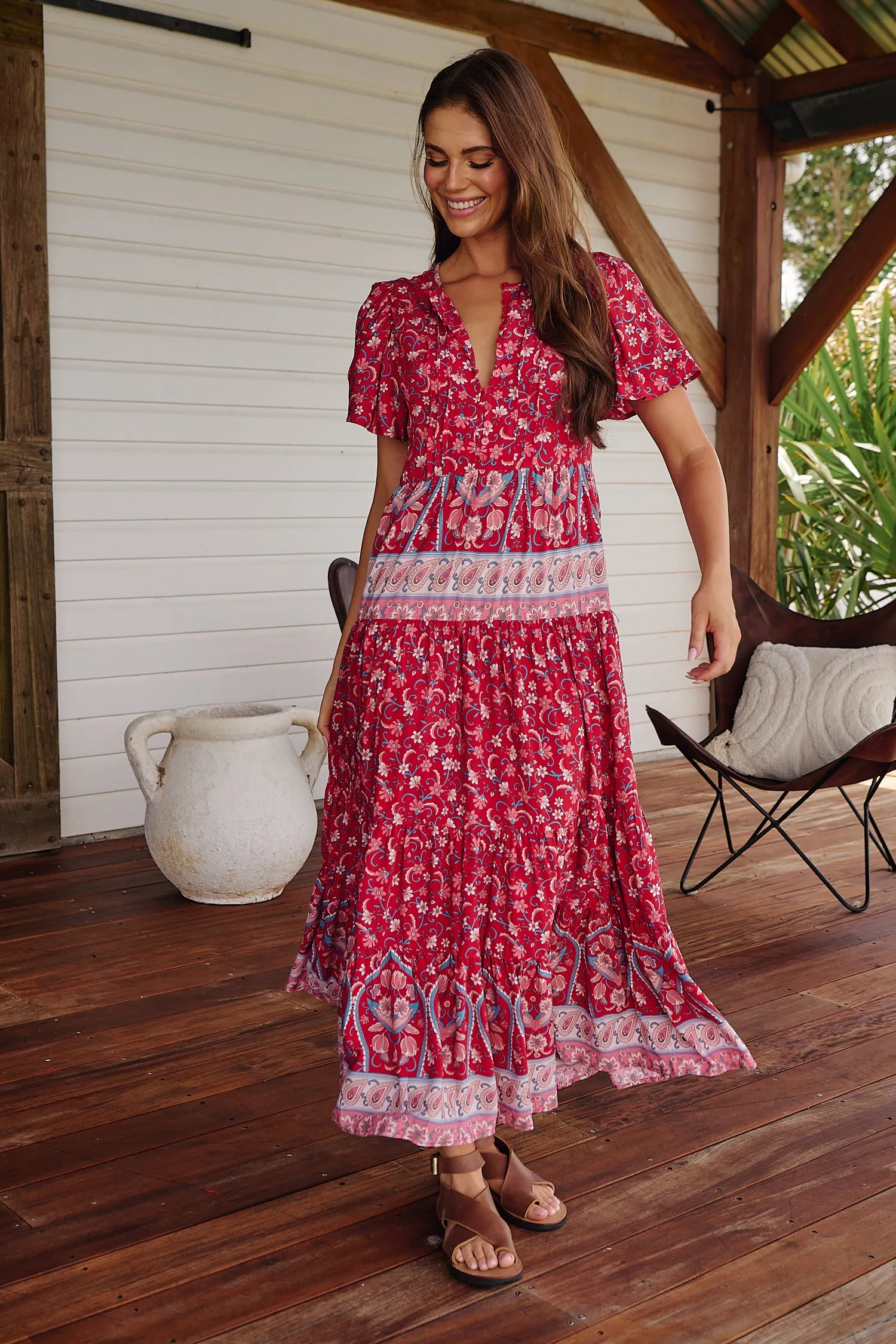 RUBY ROUGE OLLI MAXI DRESS