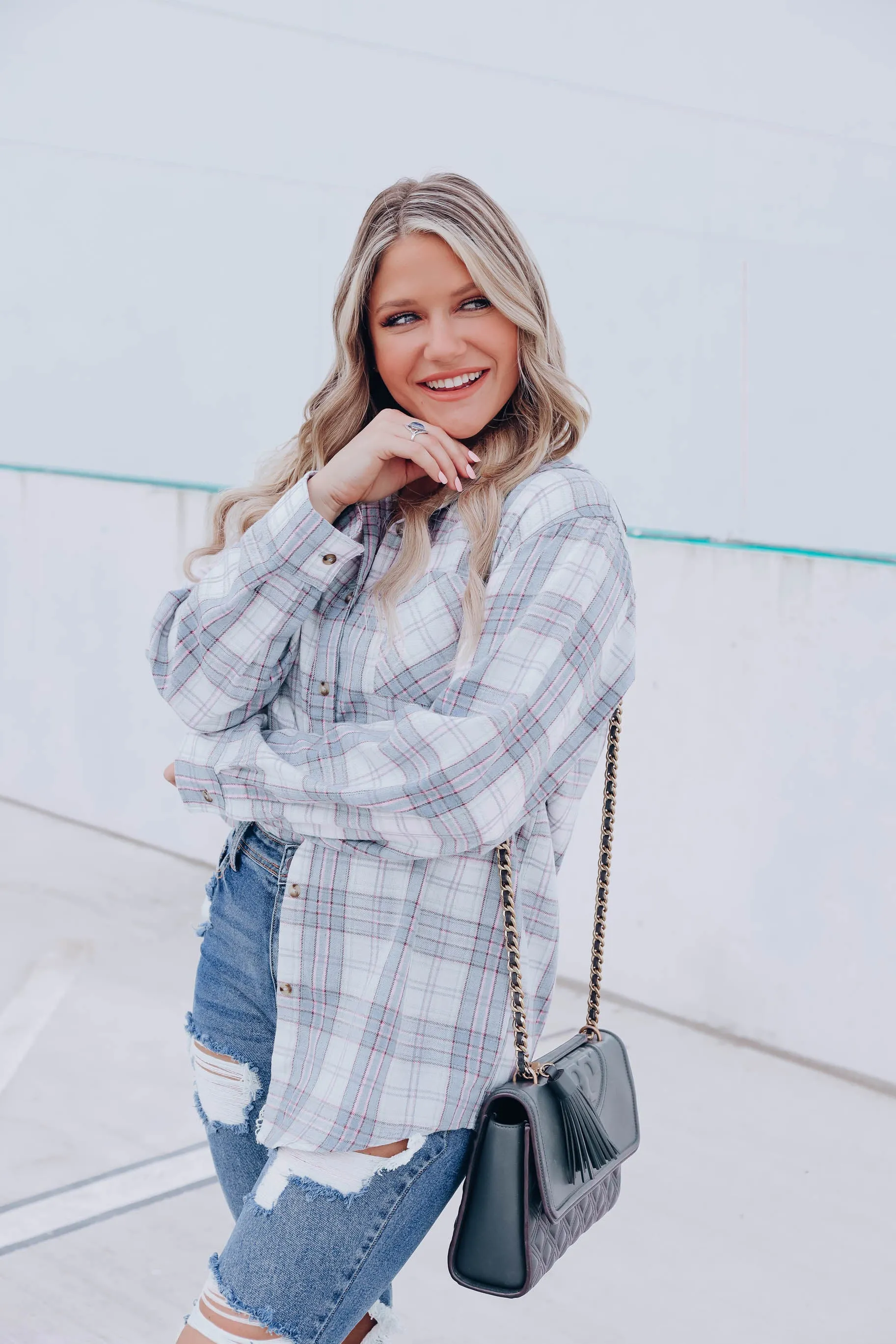 Simply Put Plaid Flannel - Blue