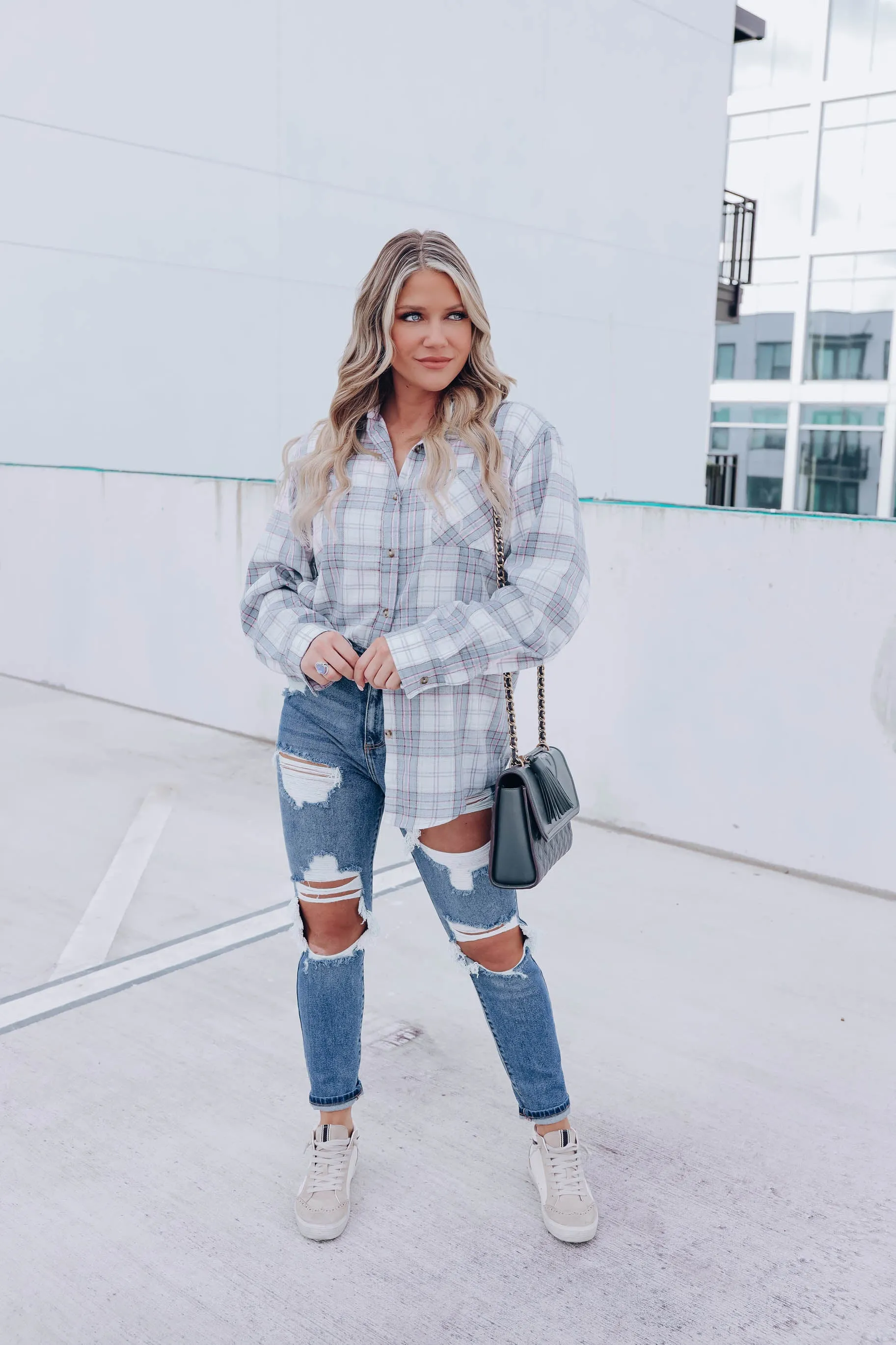 Simply Put Plaid Flannel - Blue