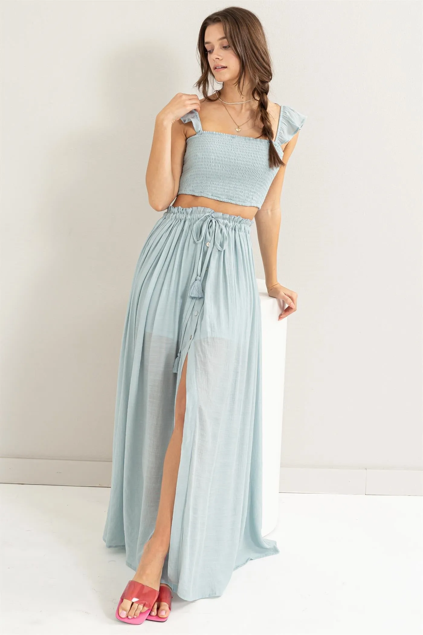 Skirt - Maxi - Blue